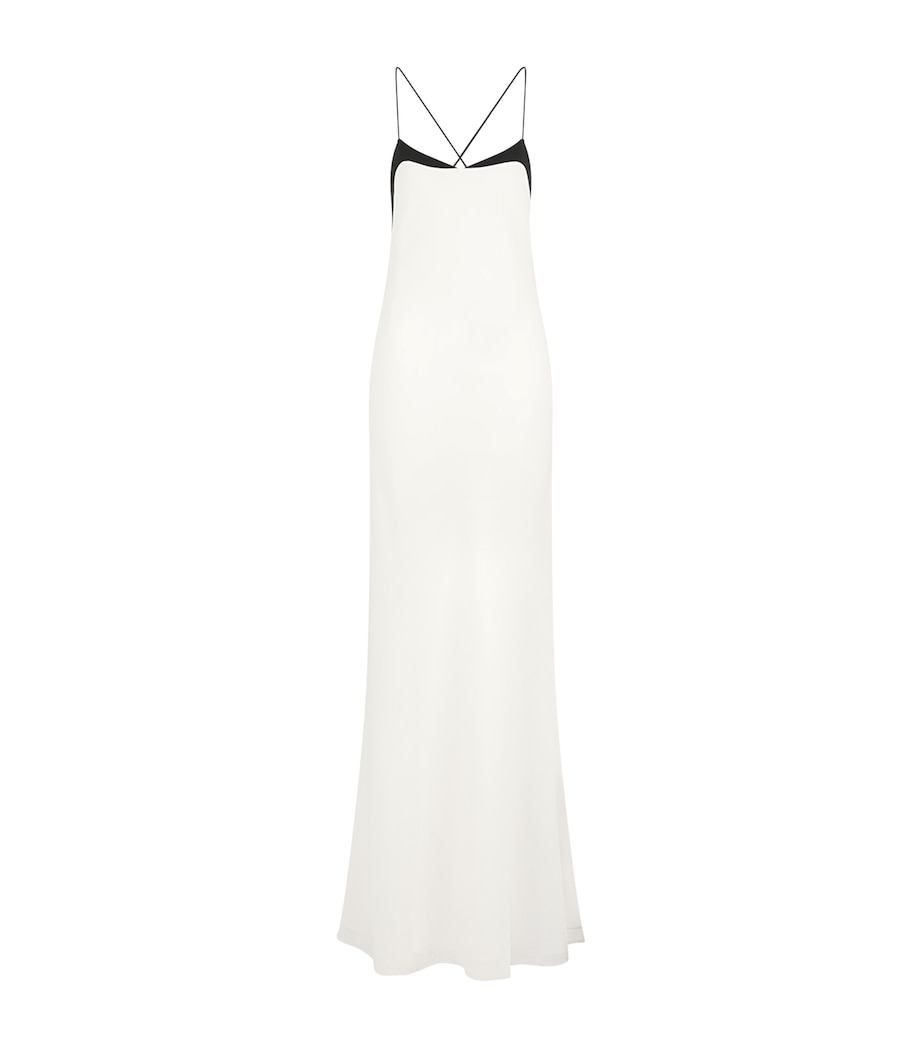 TOM FORD Womens Stretch-Silk Camisole Maxi Dress Wnj Image 1
