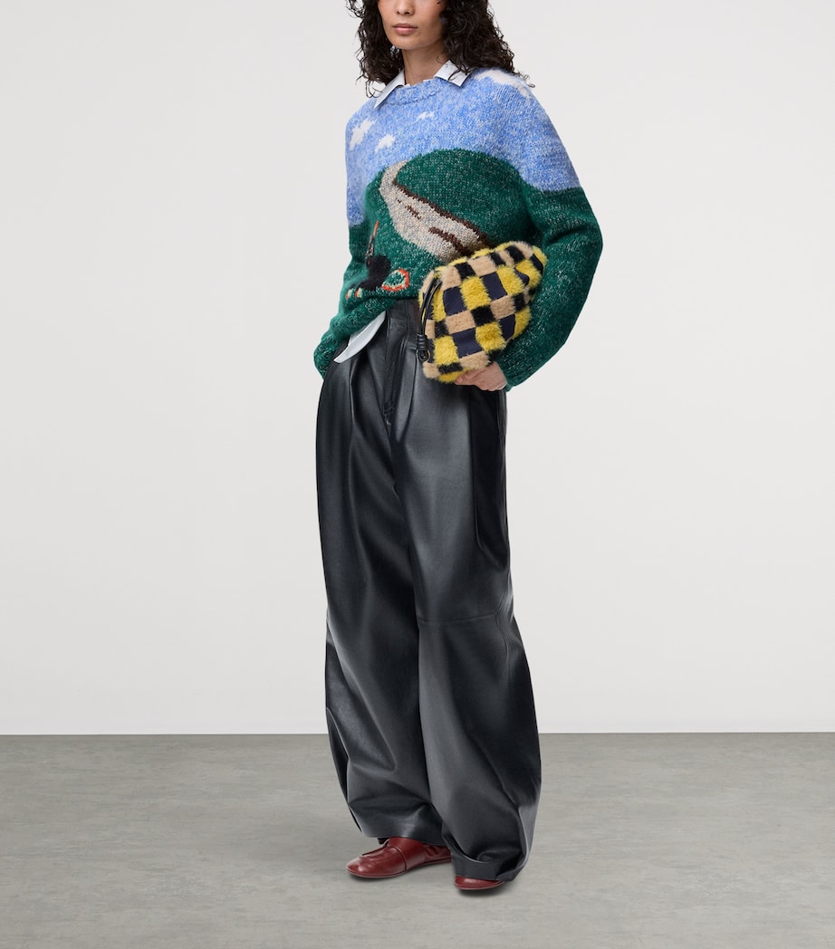 x Louis Wain Wool-Blend Cat Sweater BLUE/MULTICOLOR Image 2