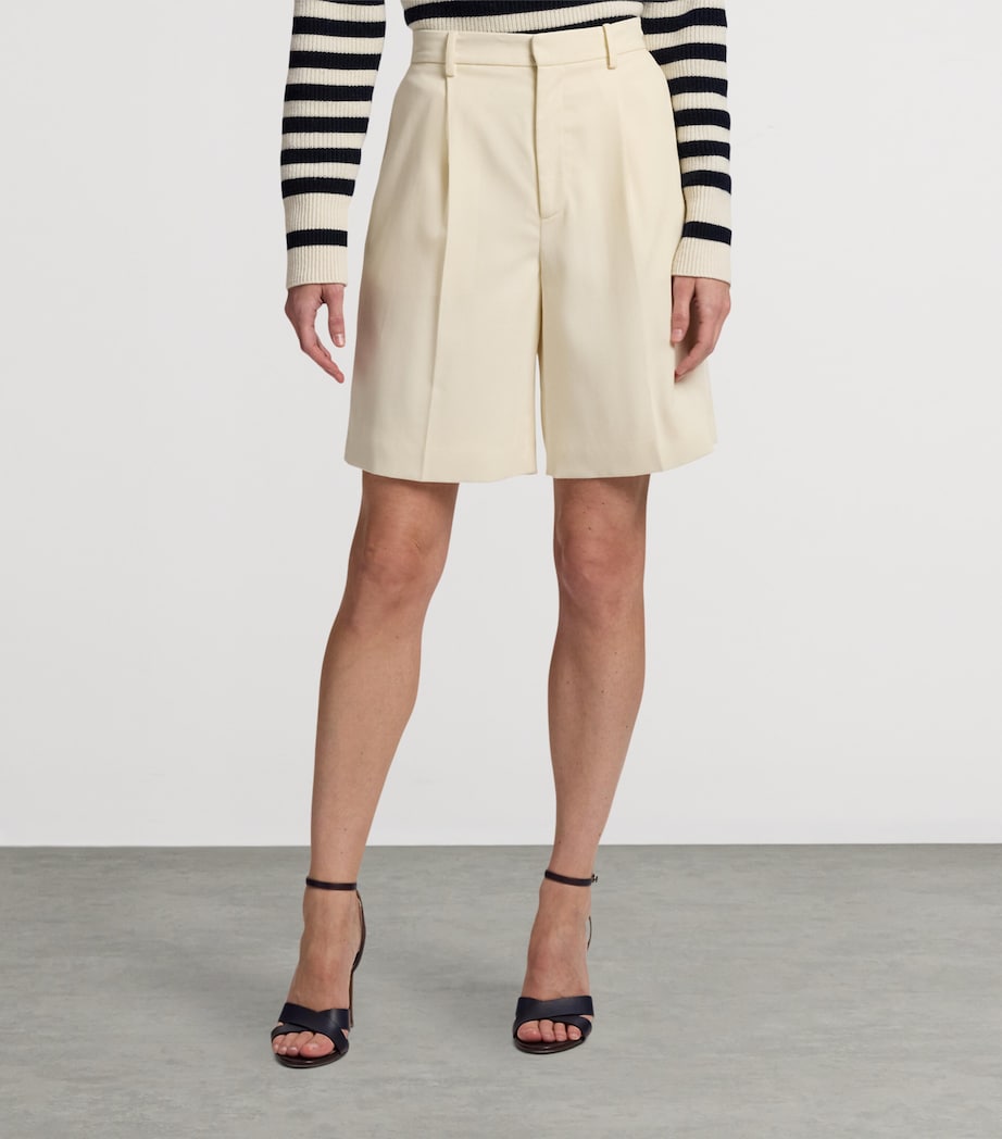 Wool Minetta Shorts NATURAL-101 Image 9