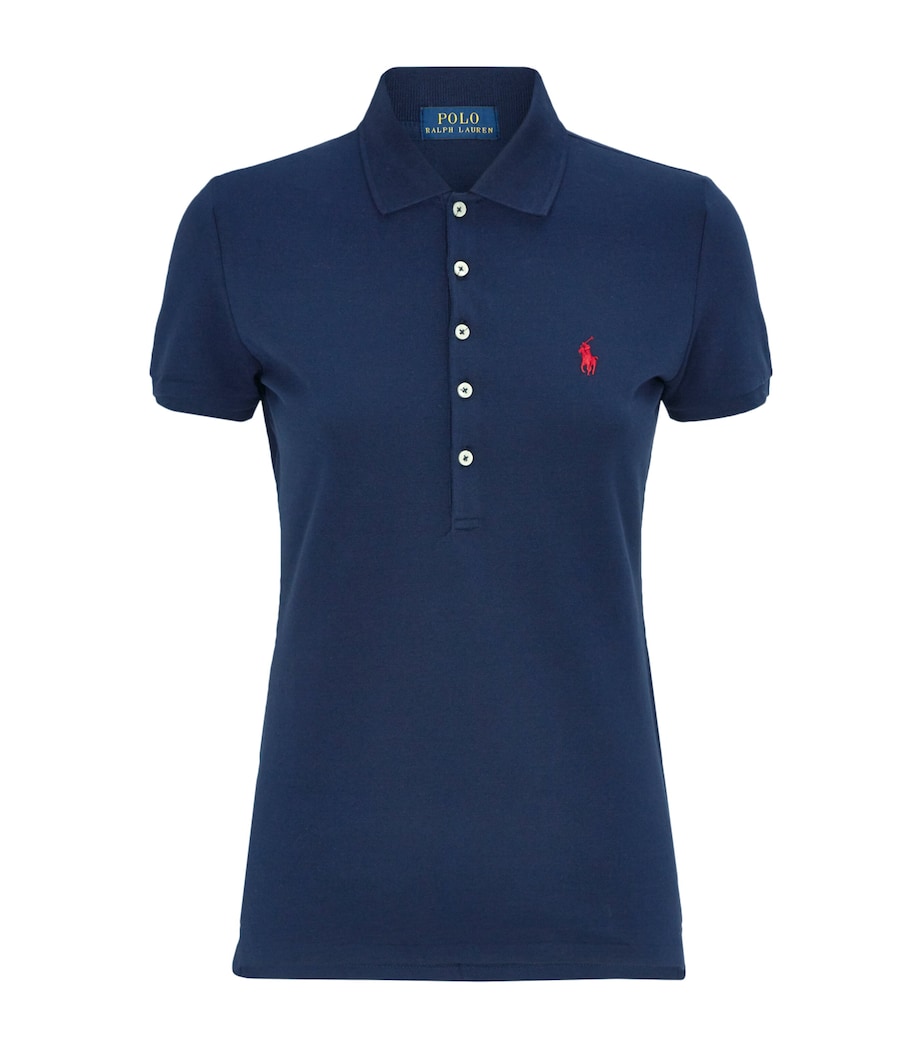 Stretch-Cotton Julie Polo Shirt NEWPORT NAVY Image 2