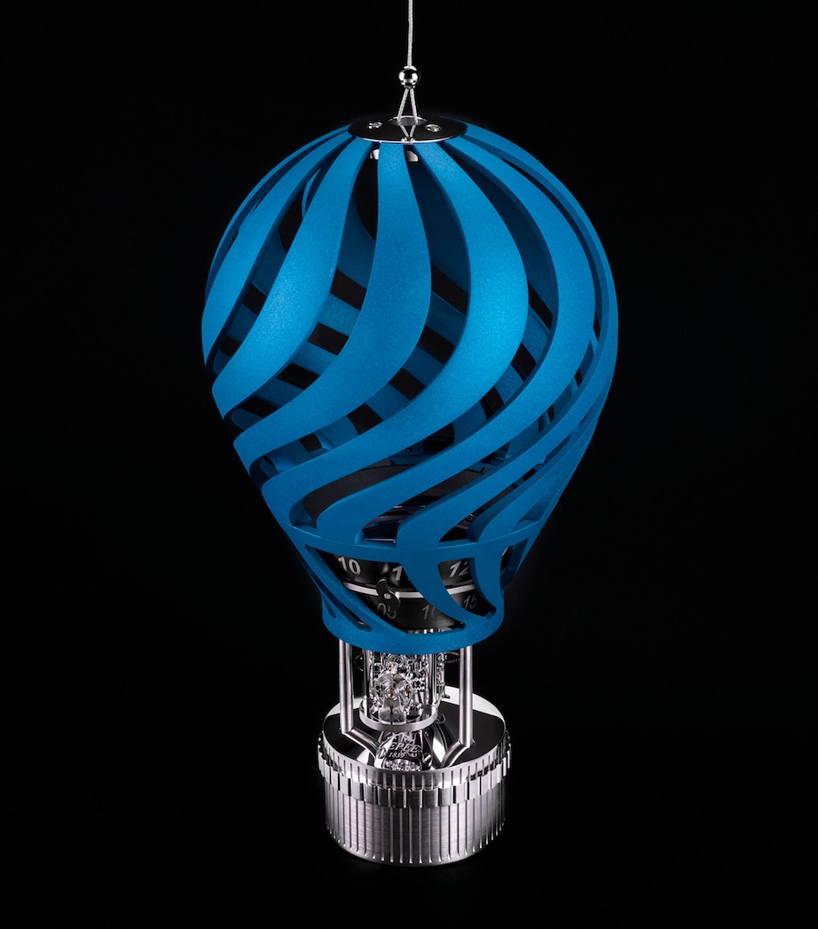 Hot Balloon Clock BLUE Image 2