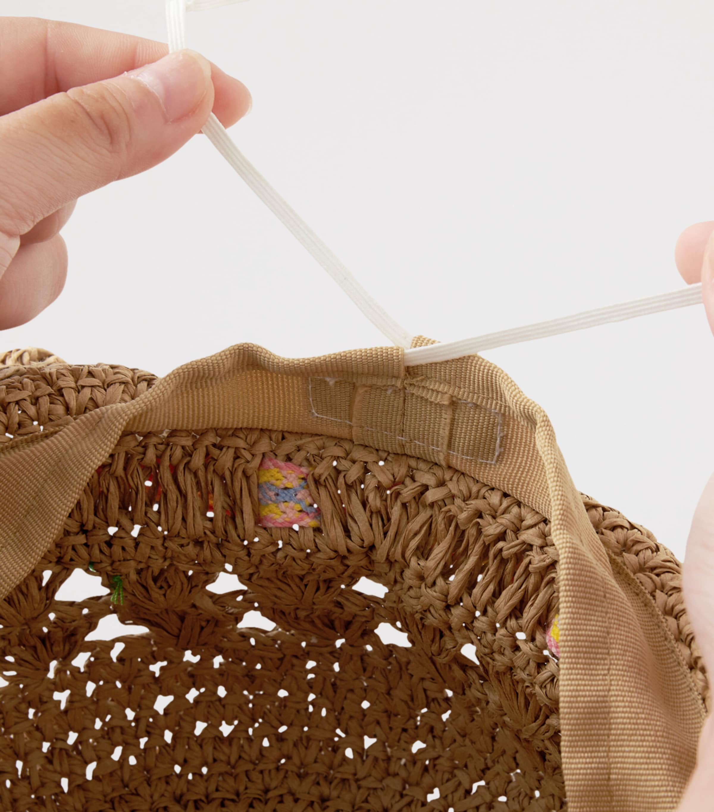 Miki House Raffia Bunny Sun Hat Image 4