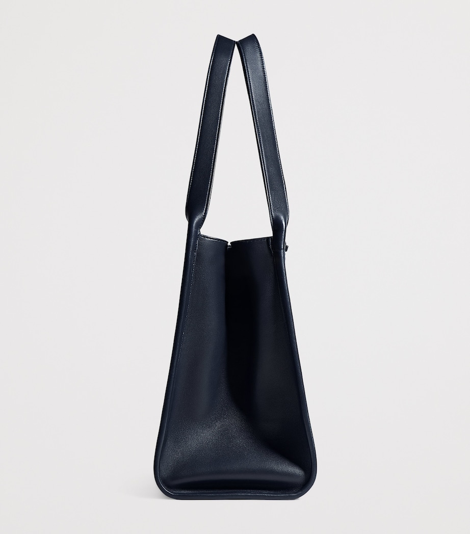 Bottega Veneta Leather Corriere Tote Bag Image 2