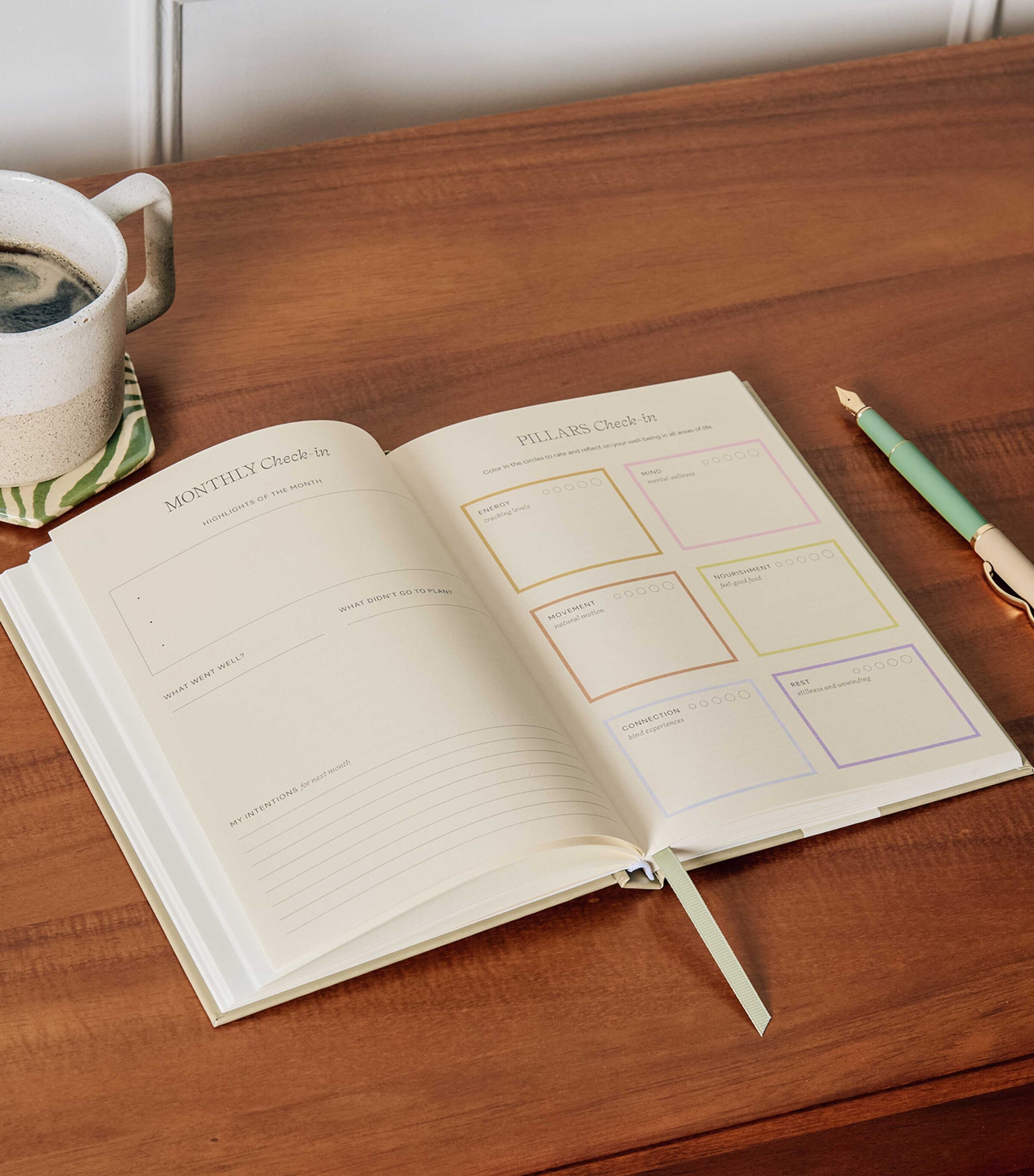 Papier Quilted Daydream Wellness Journal Beige Image 5