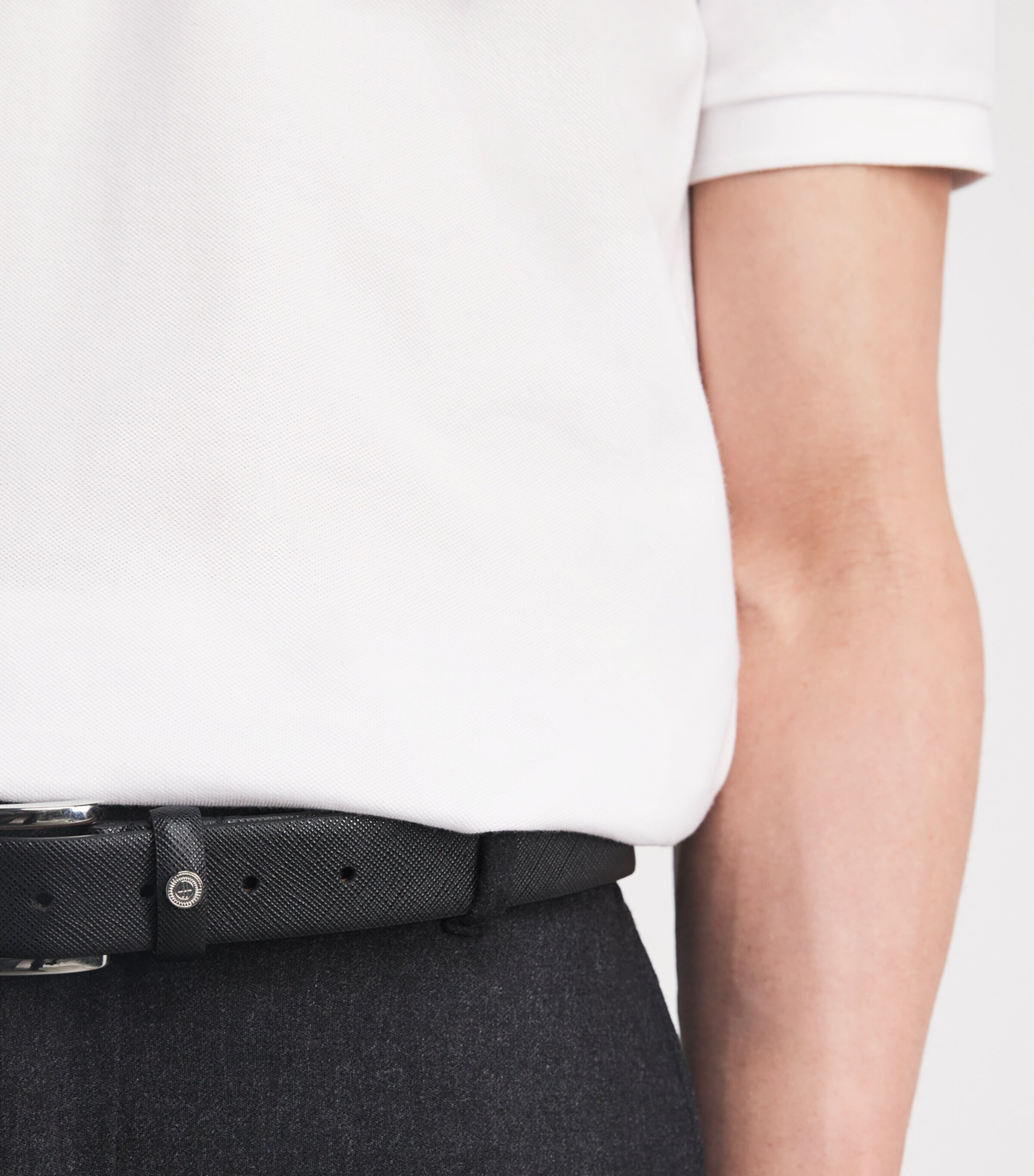 Pima Cotton Piqué Polo Shirt 2000 WHITE Image 6