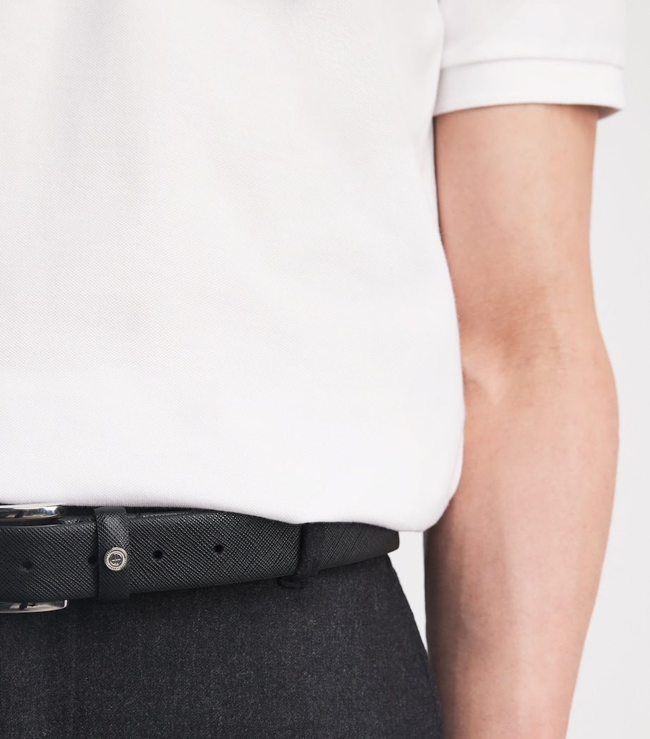 Pima Cotton Piqué Polo Shirt 2000 WHITE Image 6