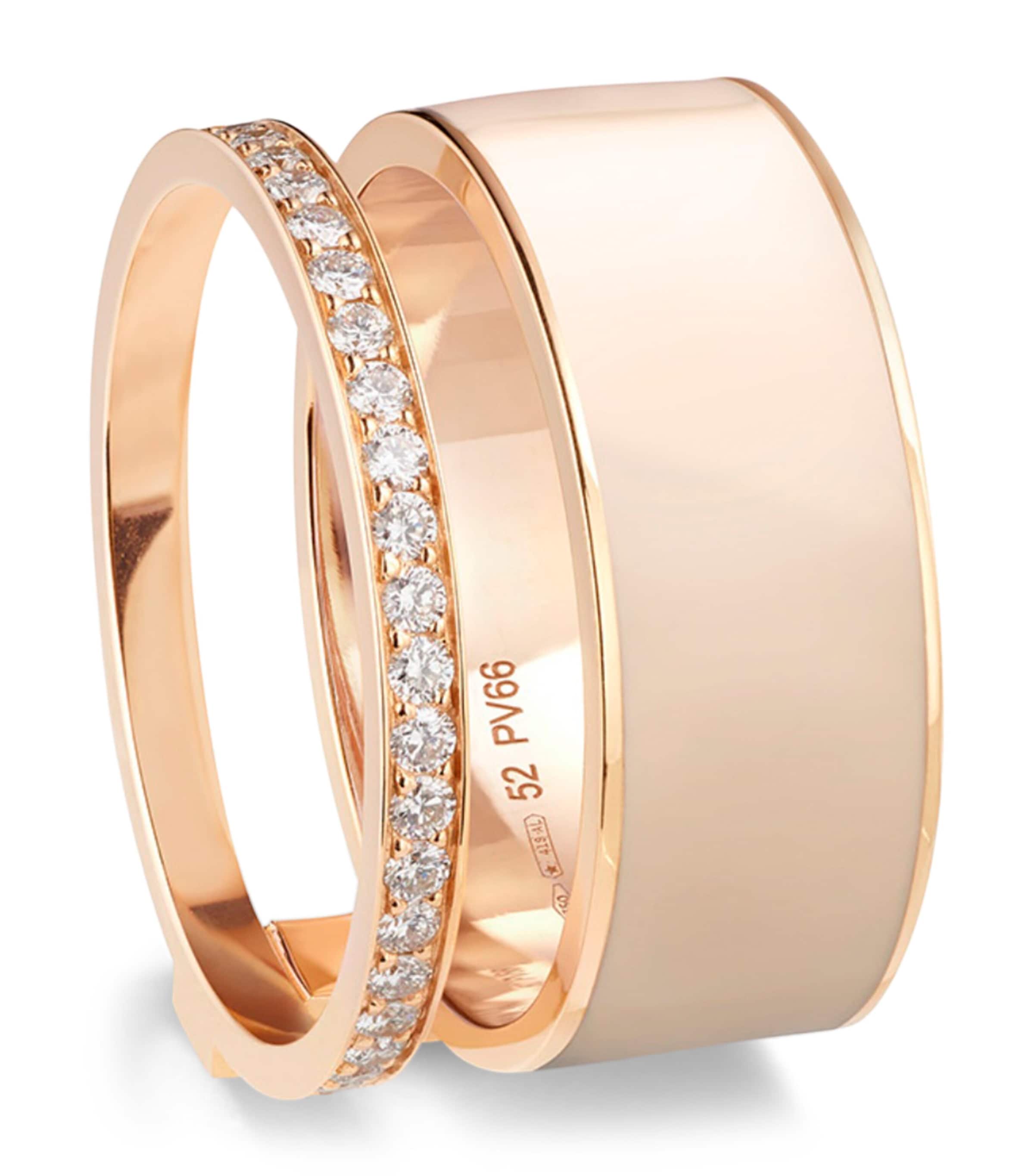 Repossi Pink Gold and Diamond Berbere Ring Pink Gold Image 1