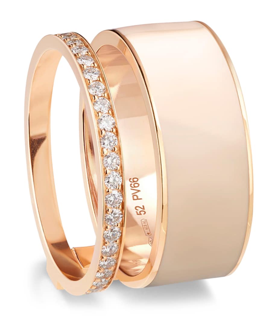 Repossi Pink Gold and Diamond Berbere Ring Pink Gold Image 1