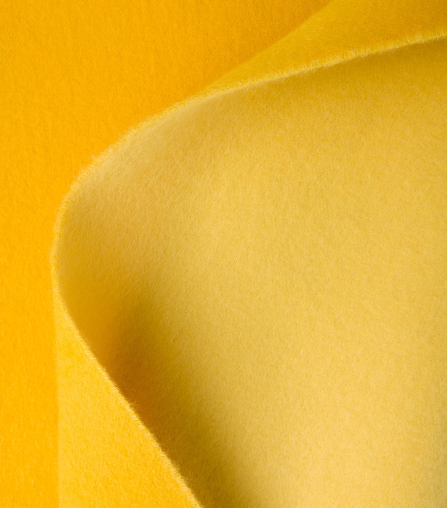 Wool-Cashmere Jacquard Logo Throw F065Y Image 2