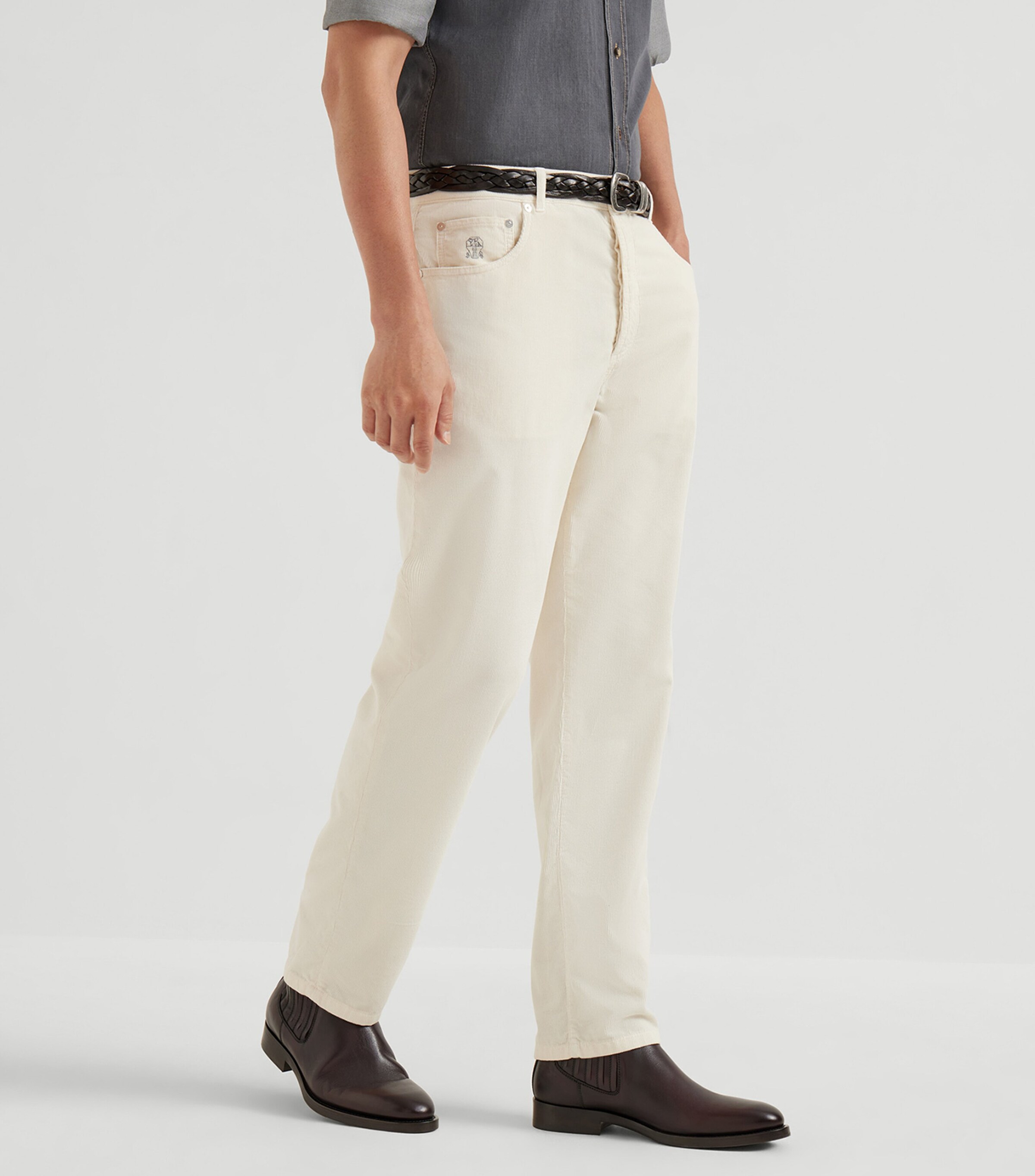 Corduroy Trousers C5797 Image 3