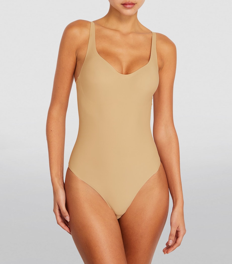 Plunge Bodysuit CLAY Image 2