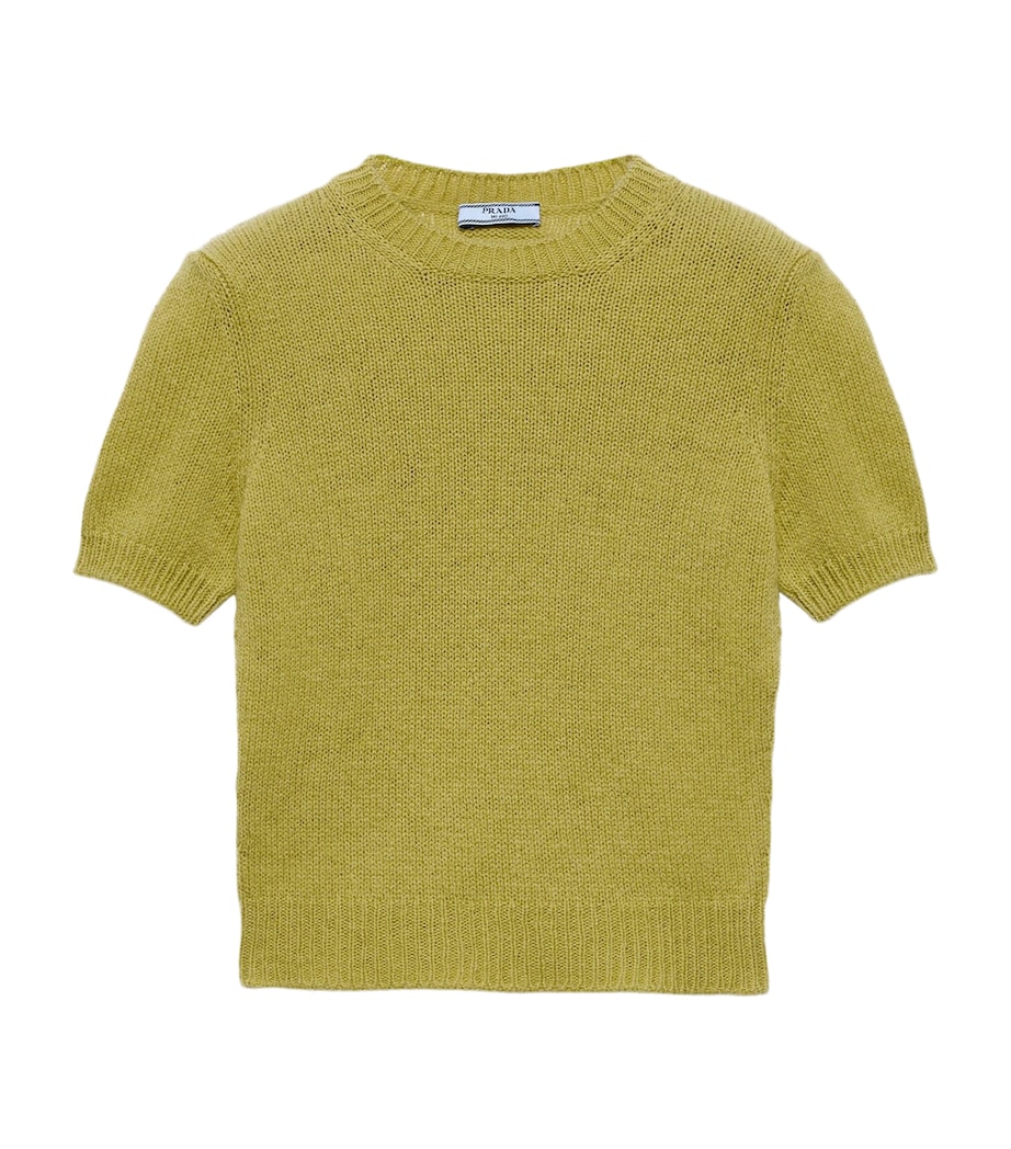 Cashmere Short-Sleeve Sweater F0362 Image 1