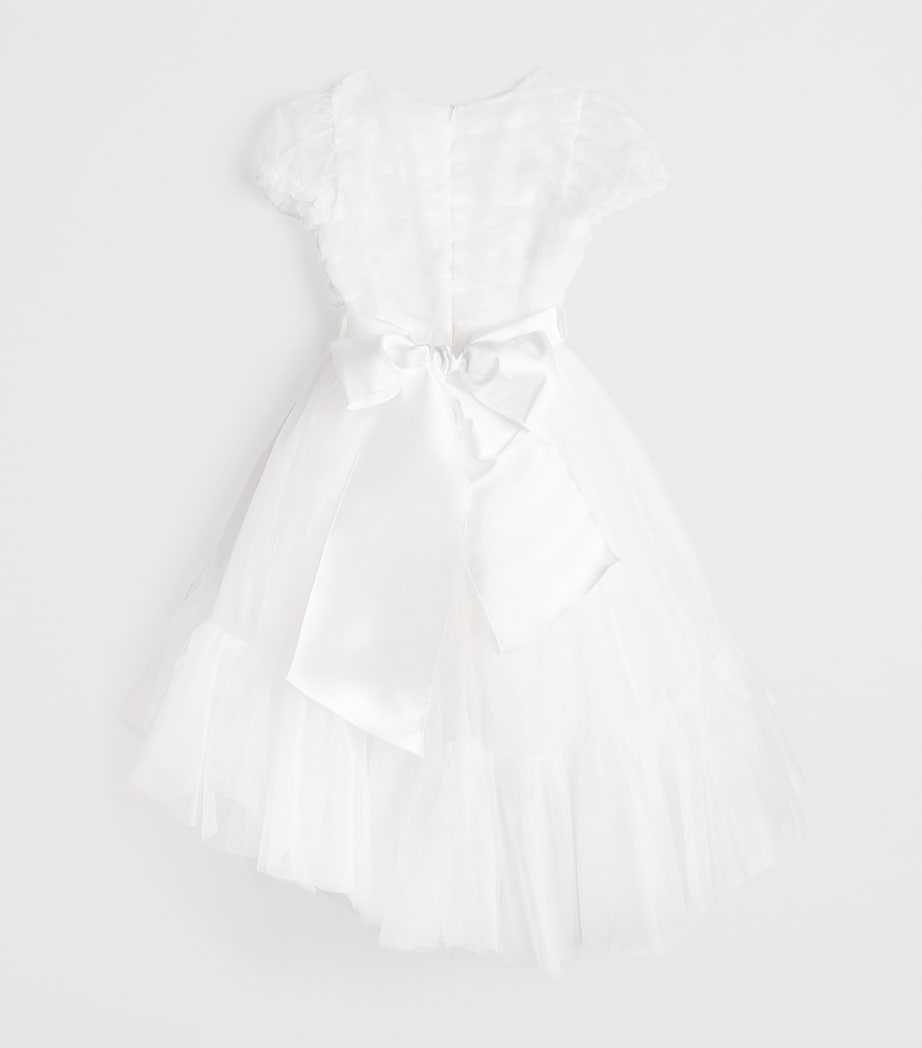 Tulle Ruffled Dress (2-14 Years) CREAM Image 2