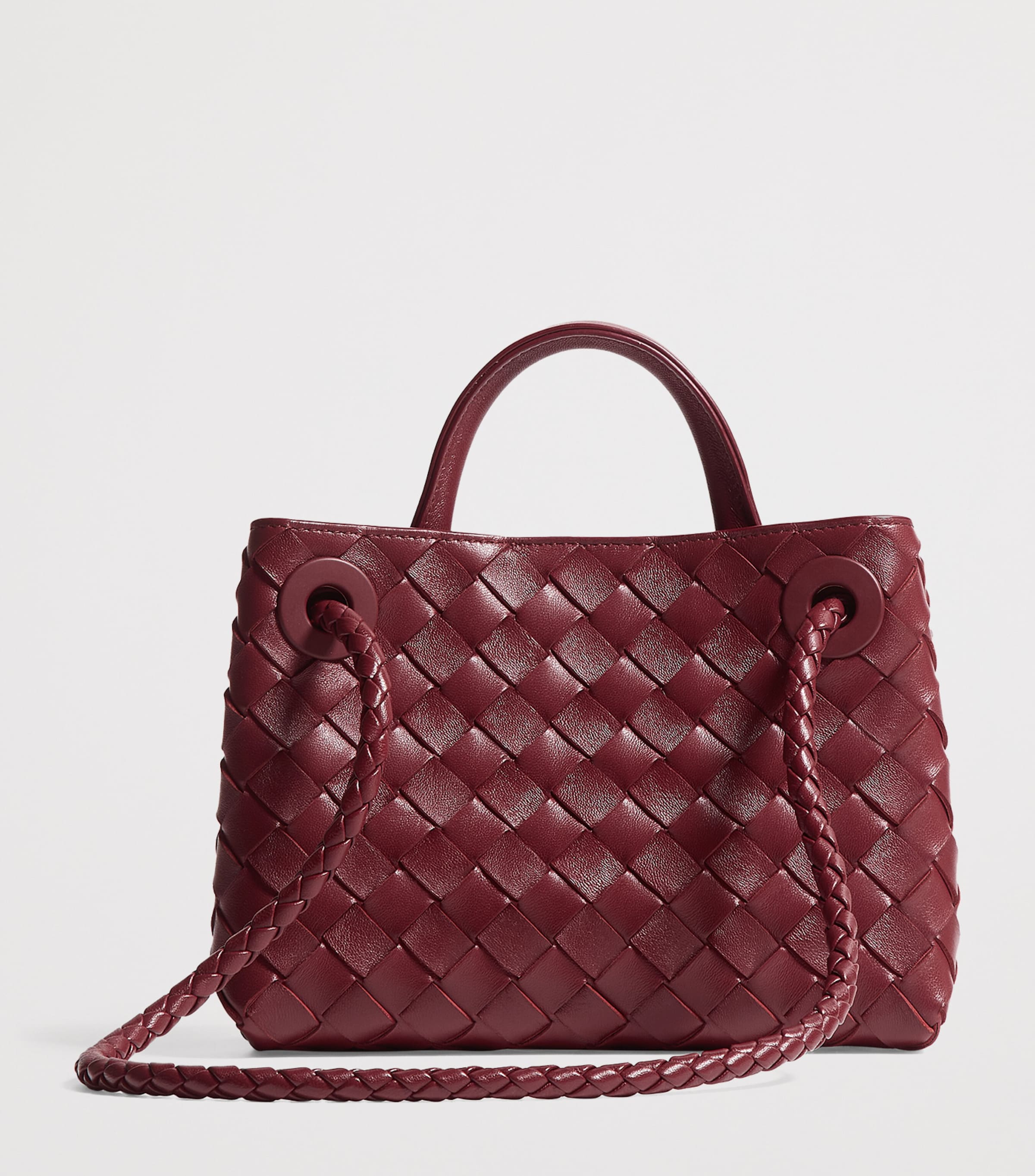 Bottega Veneta Mini Leather Andiamo Top-Handle Bag Image 5