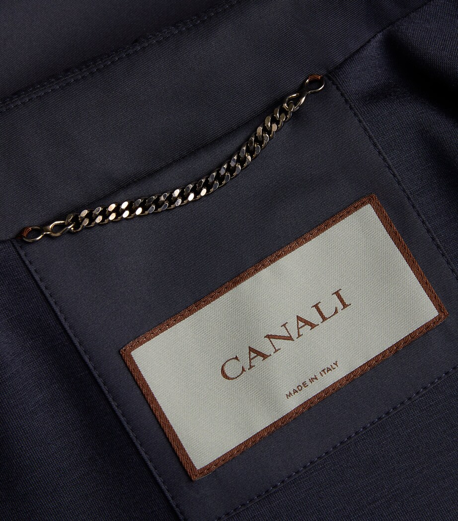 Concealed-Placket Collared Jacket 301 Image 5