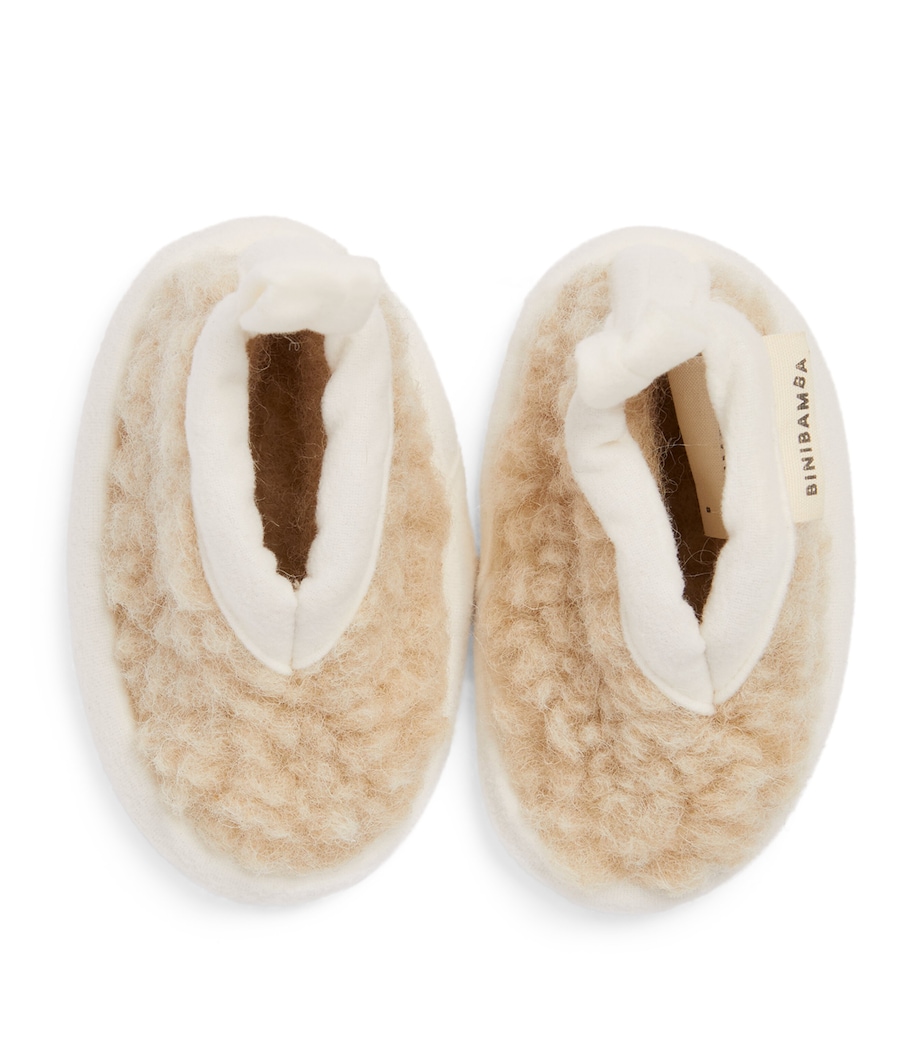 Merino Wool Slippers PEANUT Image 3