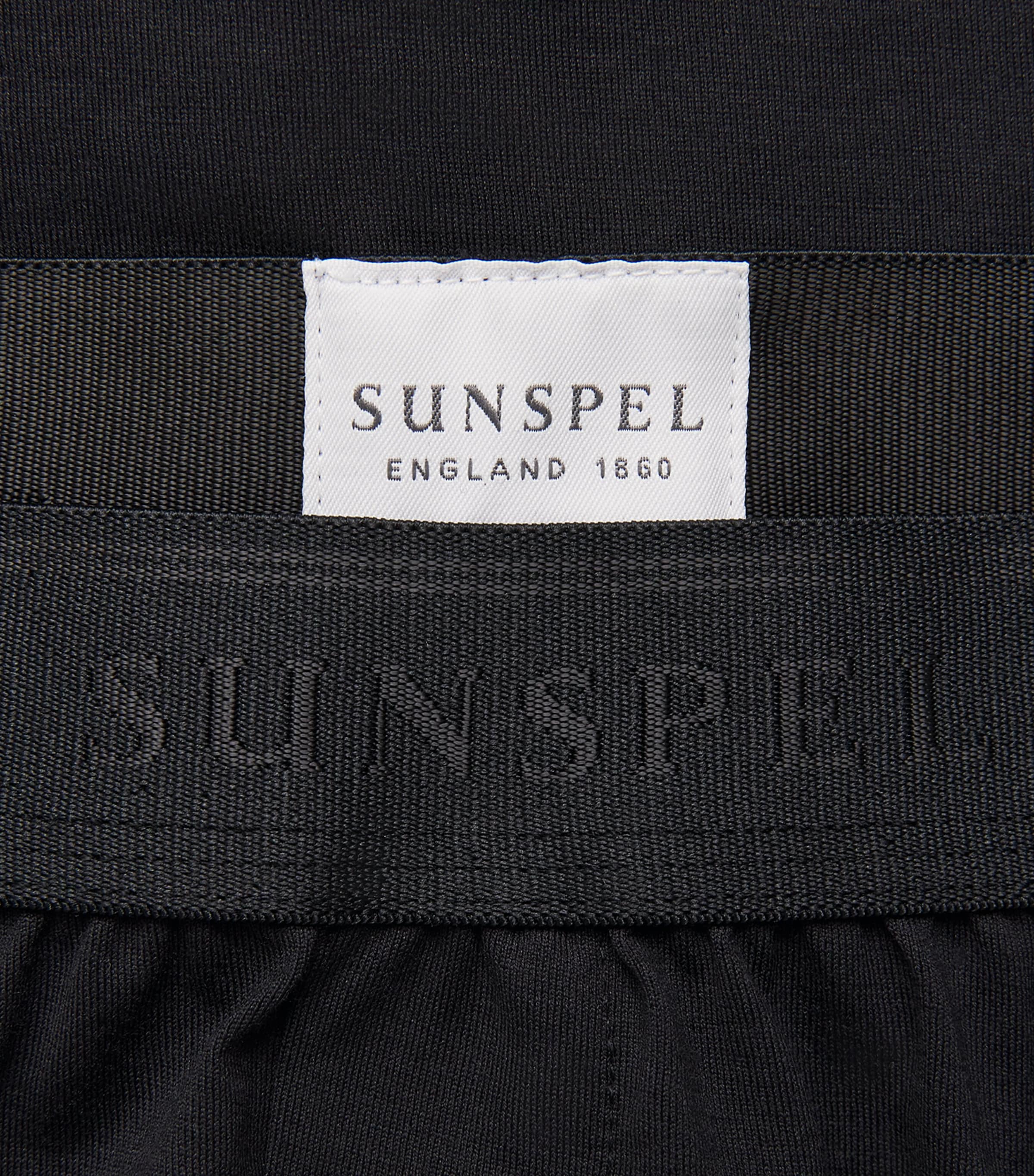 Superfine Cotton Boxer Shorts BKAA - BLACK Image 5