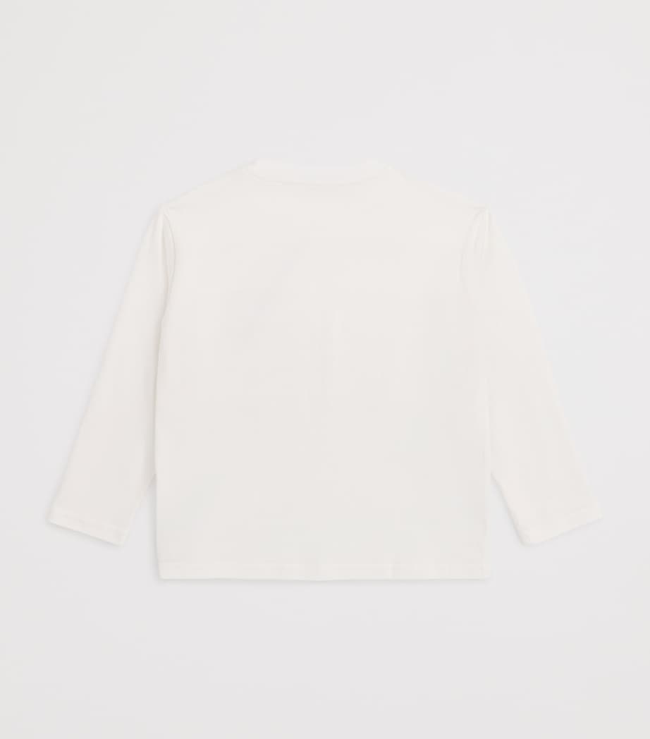 Cotton Mammoth Embroidery T-Shirt (2-14 Years) 100MILK Image 2