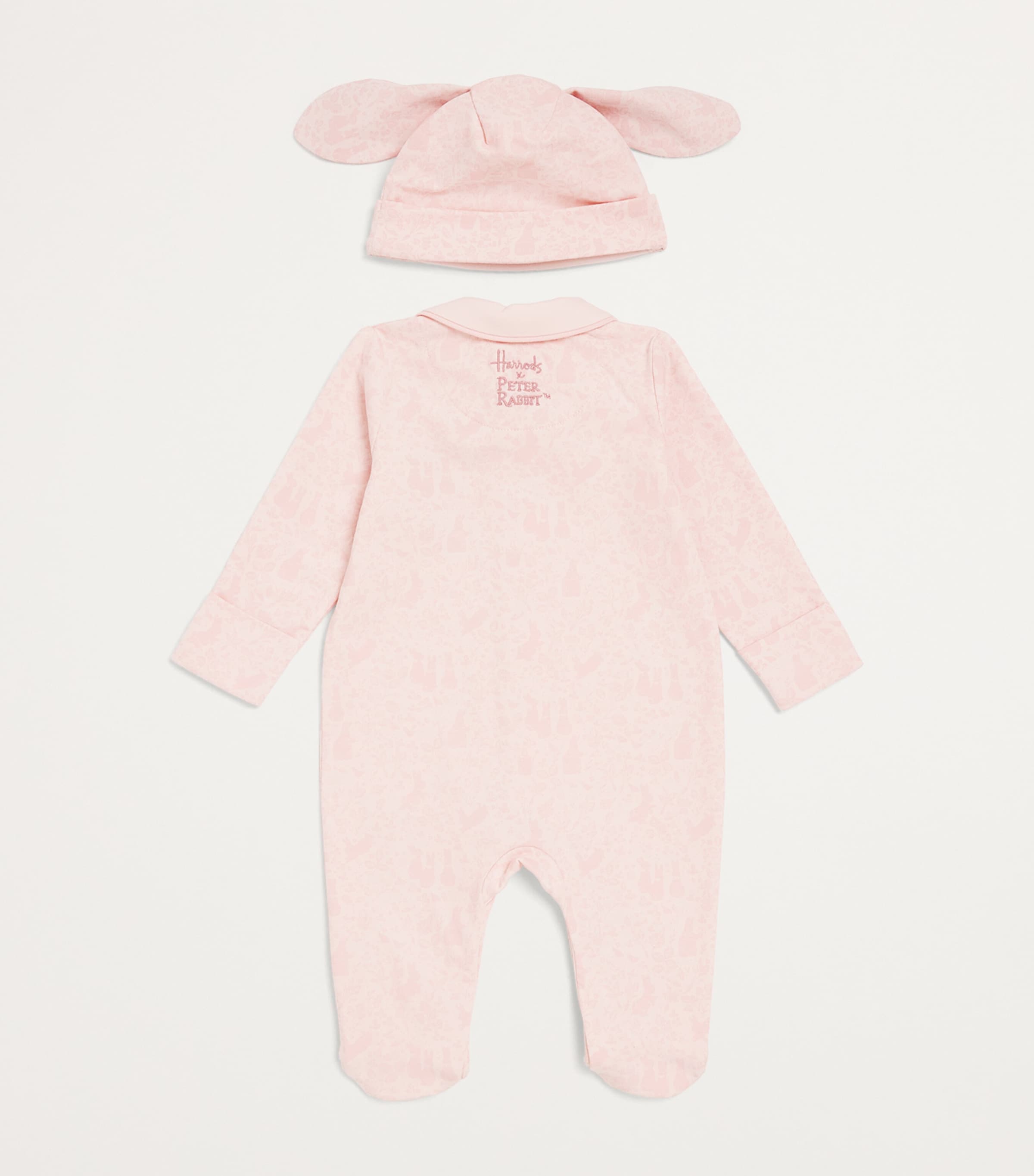 Peter Rabbit All-In-One and Hat Set (0-18 Months) PINK Image 2
