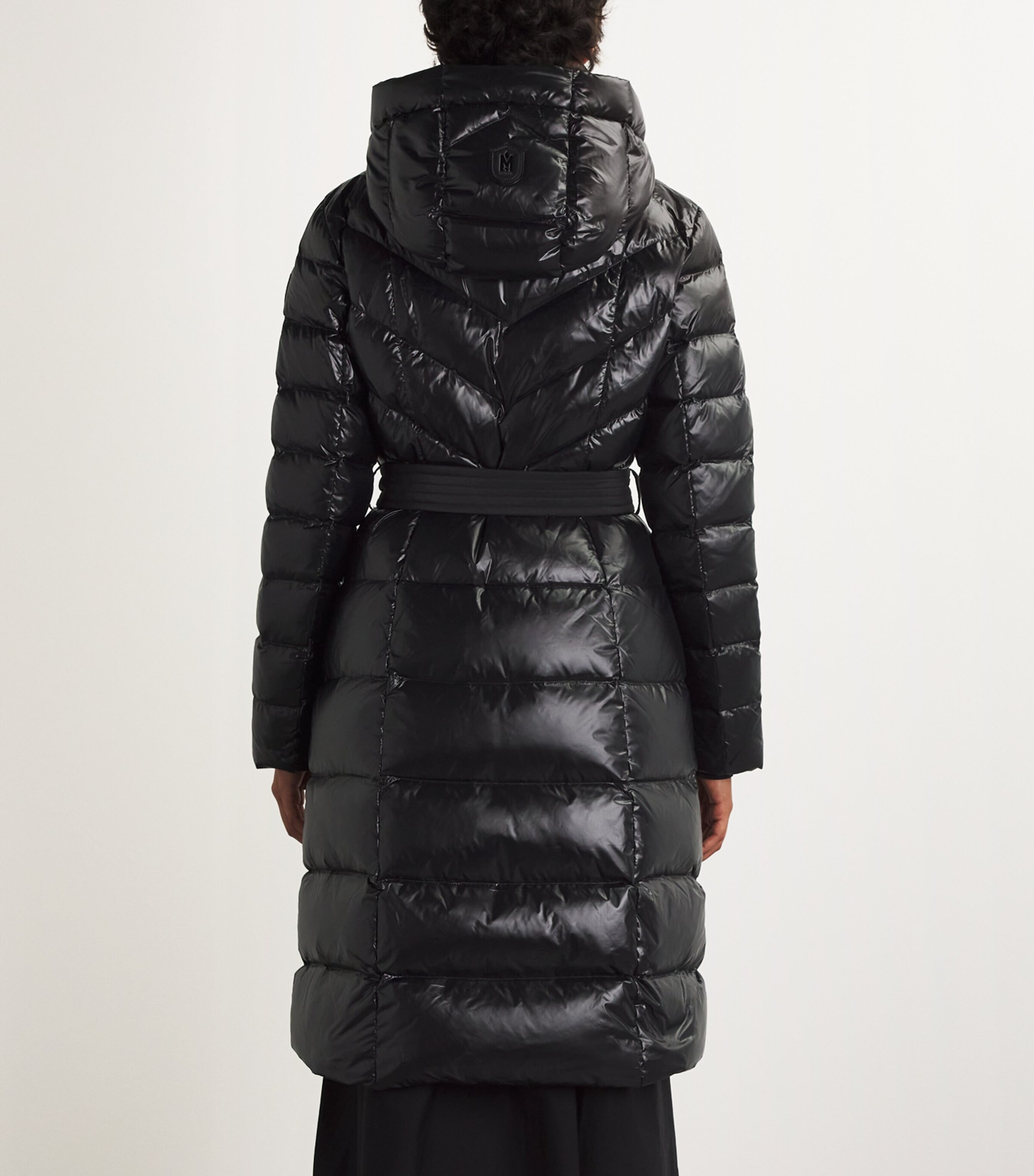 Down-Filled Coralia Puffer Coat BLACK C0001 Image 4