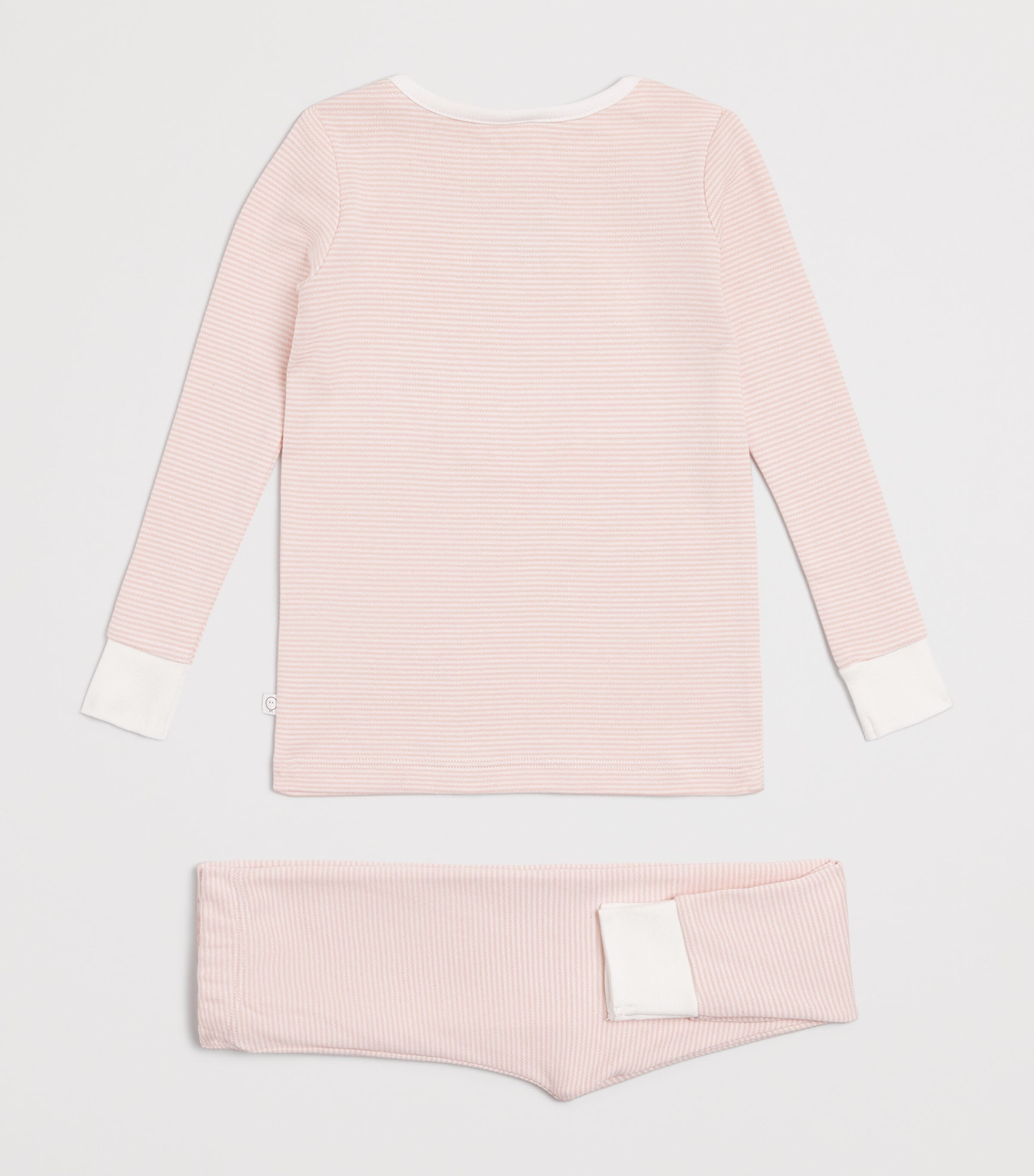 Bamboo-Blend Snoozy Pyjama Set (12-24 Months) BLUSH STRIPE Image 2