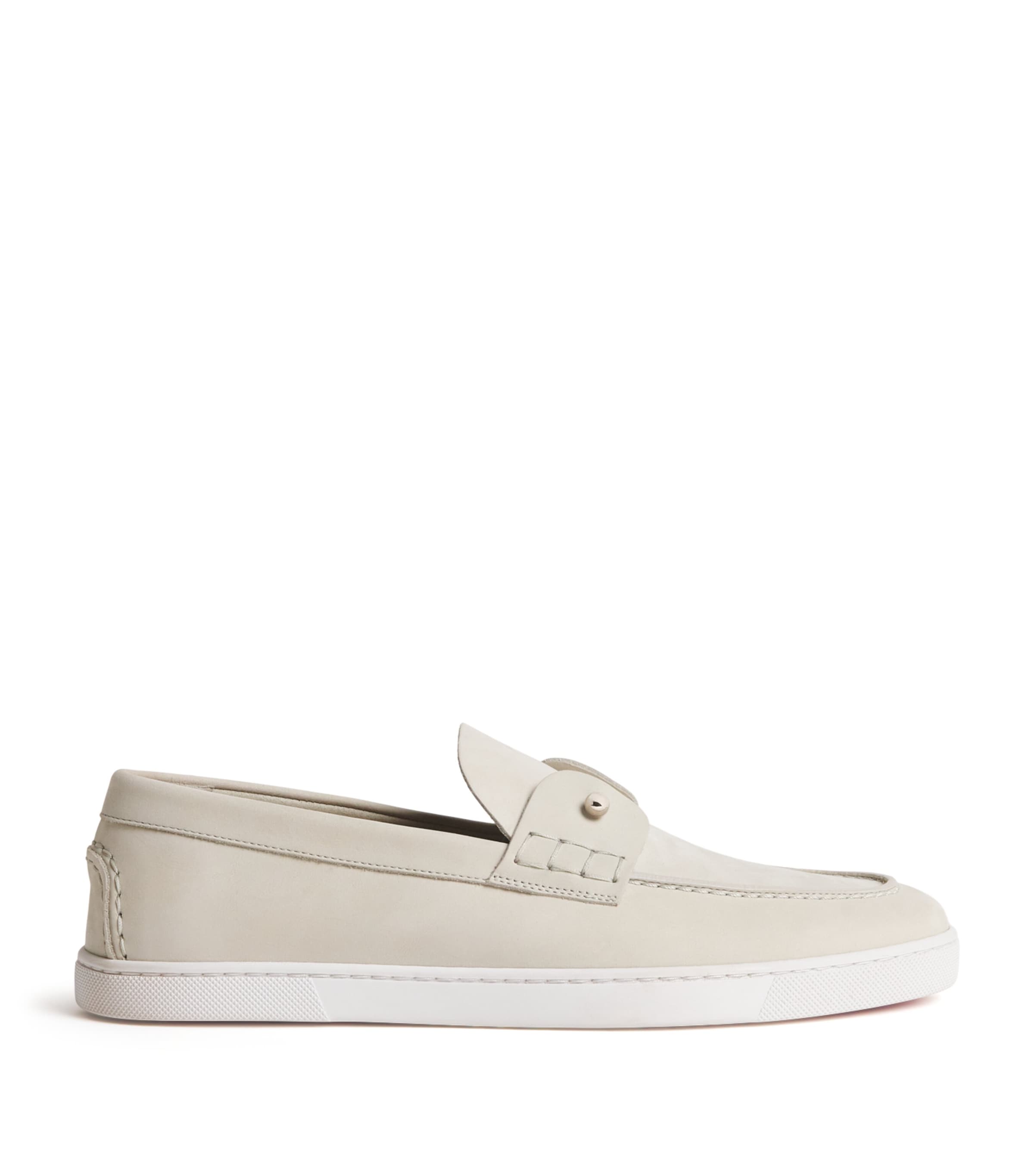 Christian Louboutin Chambeliboat Leather Boat Shoes