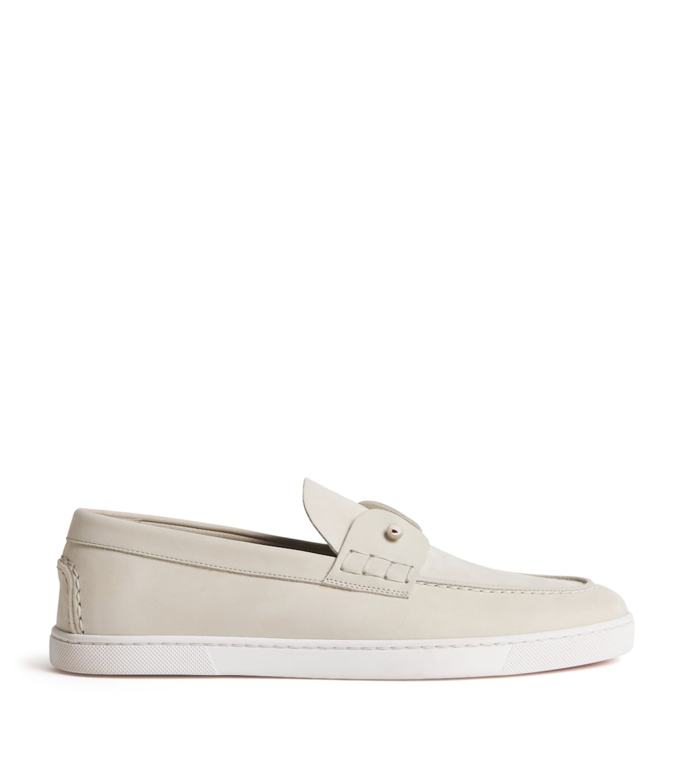 Christian Louboutin Chambeliboat Leather Boat Shoes