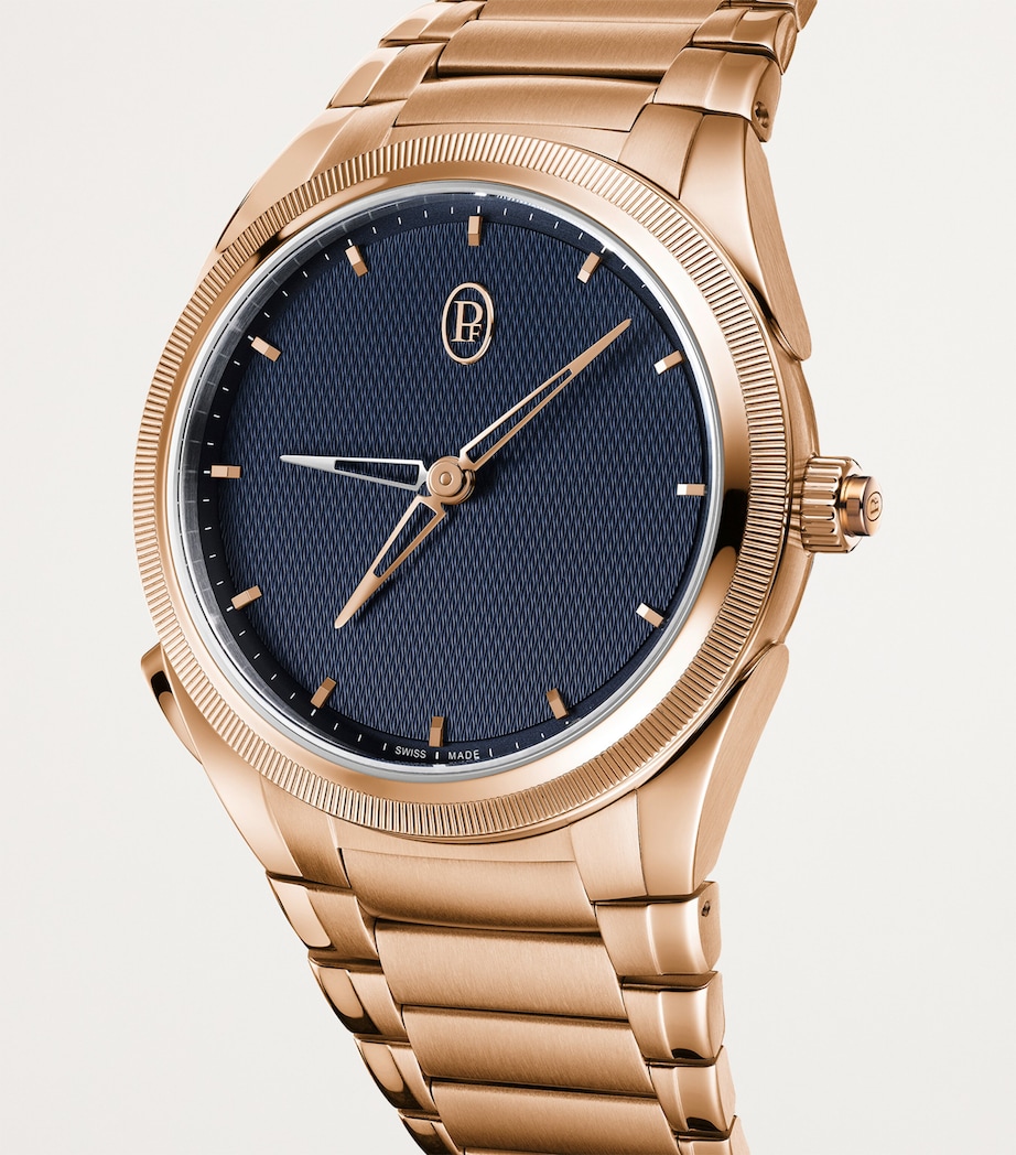 Rose Gold Tonda PF GMT Rattrapante Watch 40mm BLUE Image 2