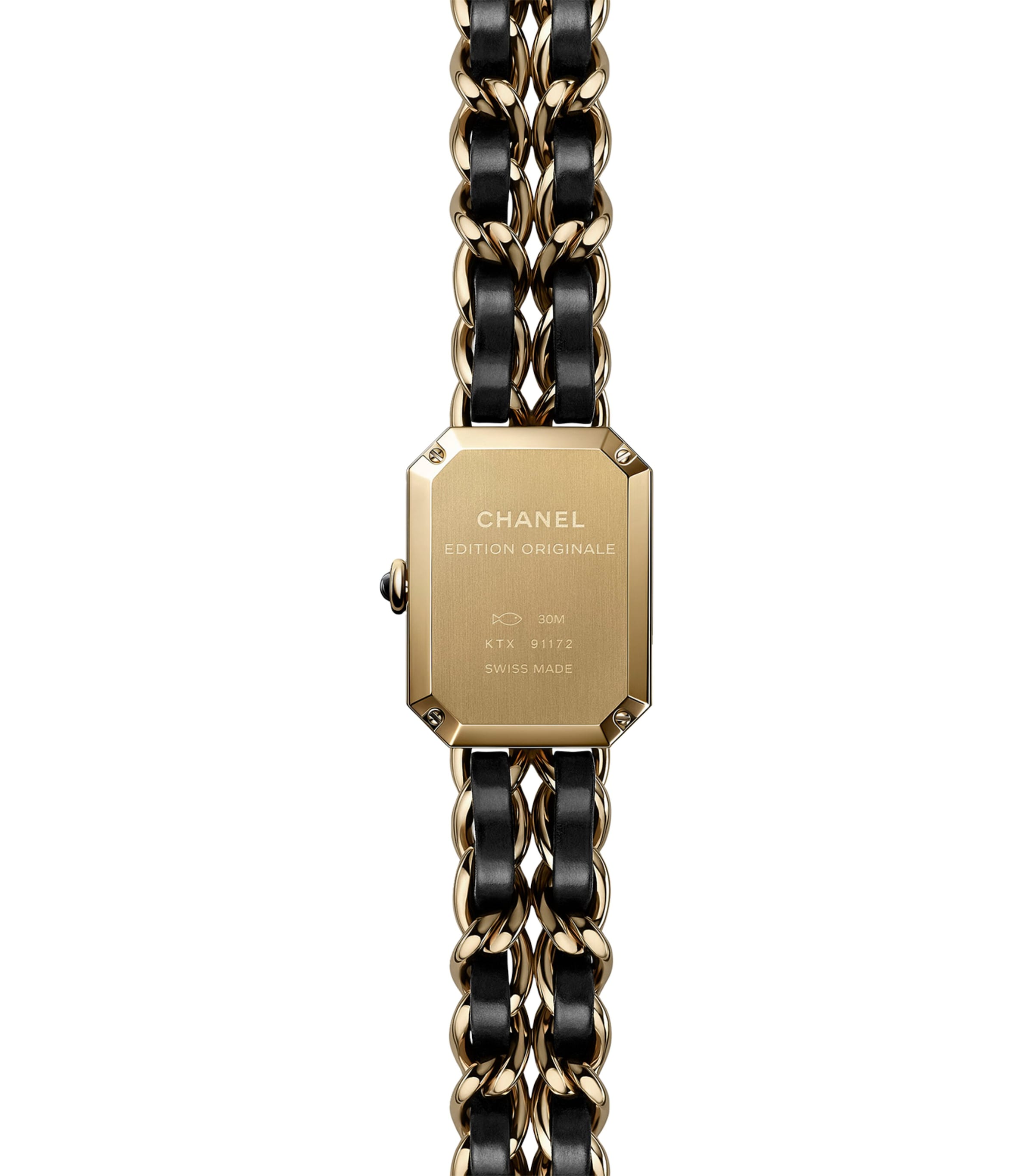Yellow Gold-Plated Première Edition Originale Watch 26mm BLACK Image 4
