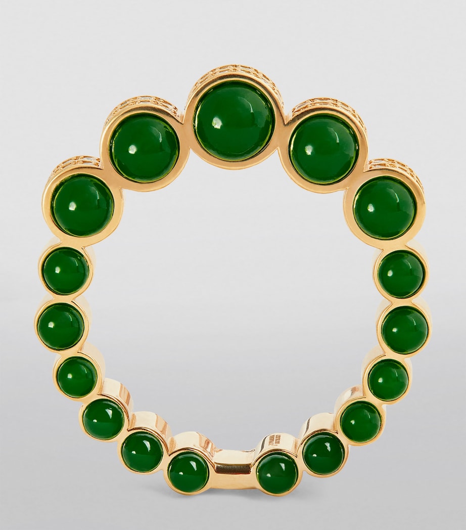 Yellow Gold, Diamond and Enamel The Chlorine Ring YELLOW GOLD Image 2