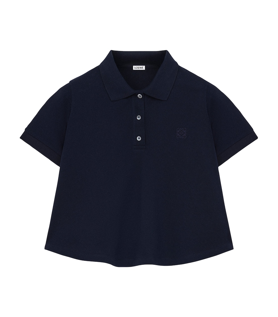 Trapeze Polo Shirt DARK NAVY Image 1