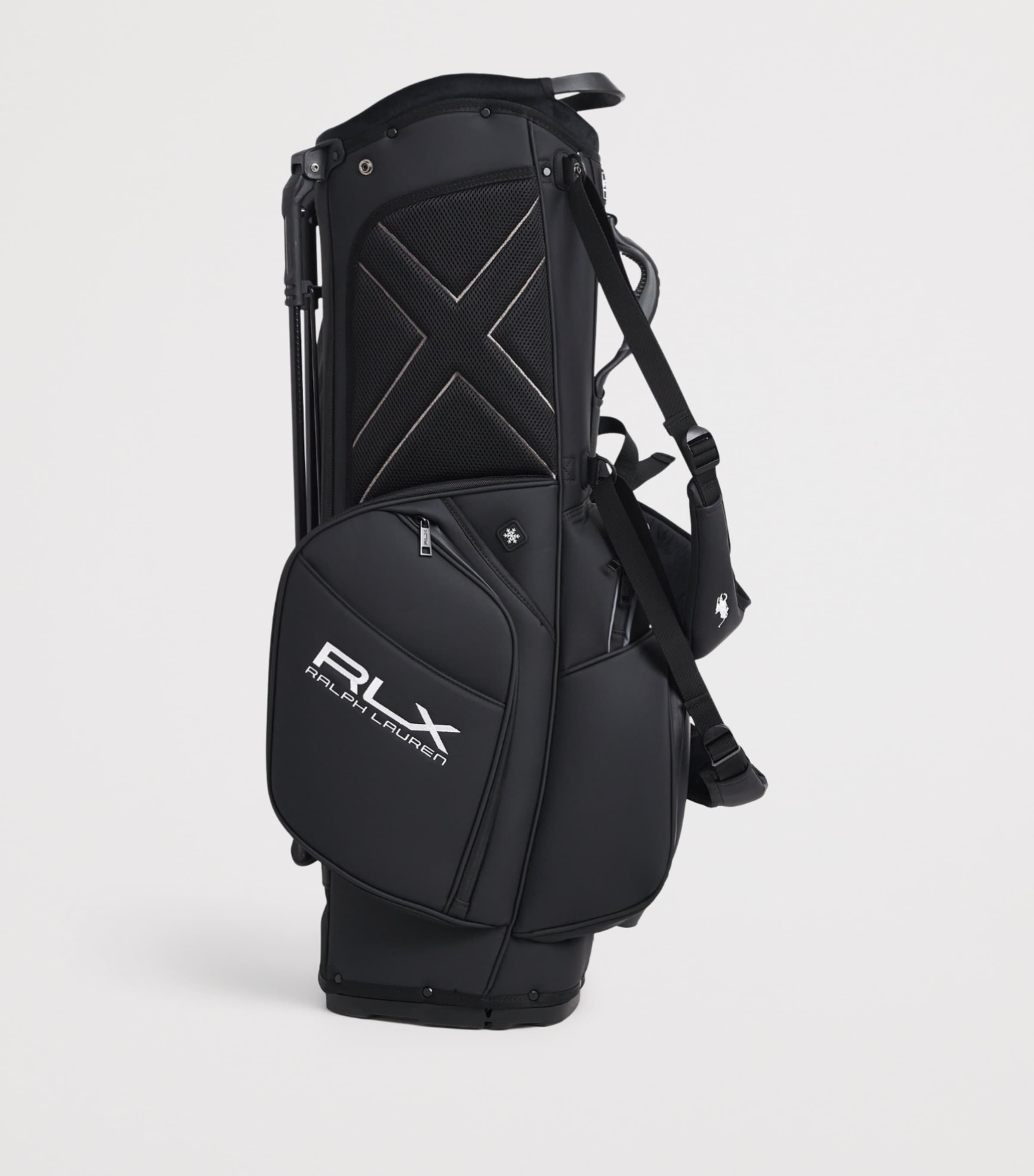 RLX Ralph Lauren Mens Logo Golf Stand Bag Black Image 2
