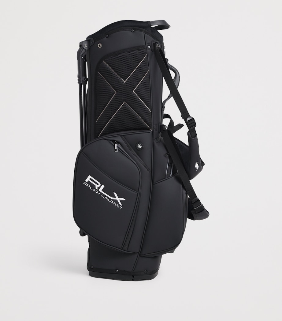 RLX Ralph Lauren Mens Logo Golf Stand Bag Black Image 2