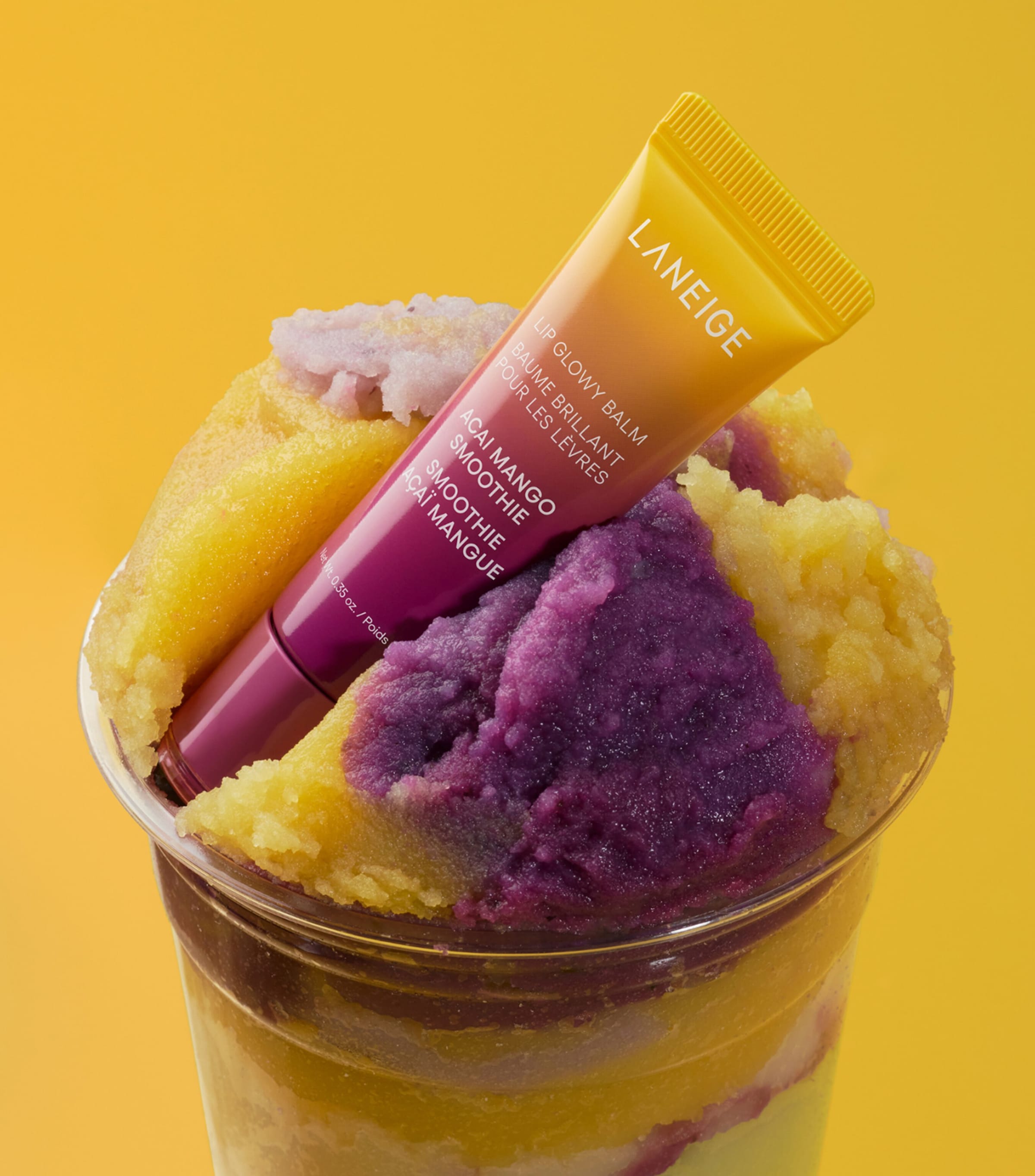 Laneige Lip Glowy Balm Acai Mango Image 5
