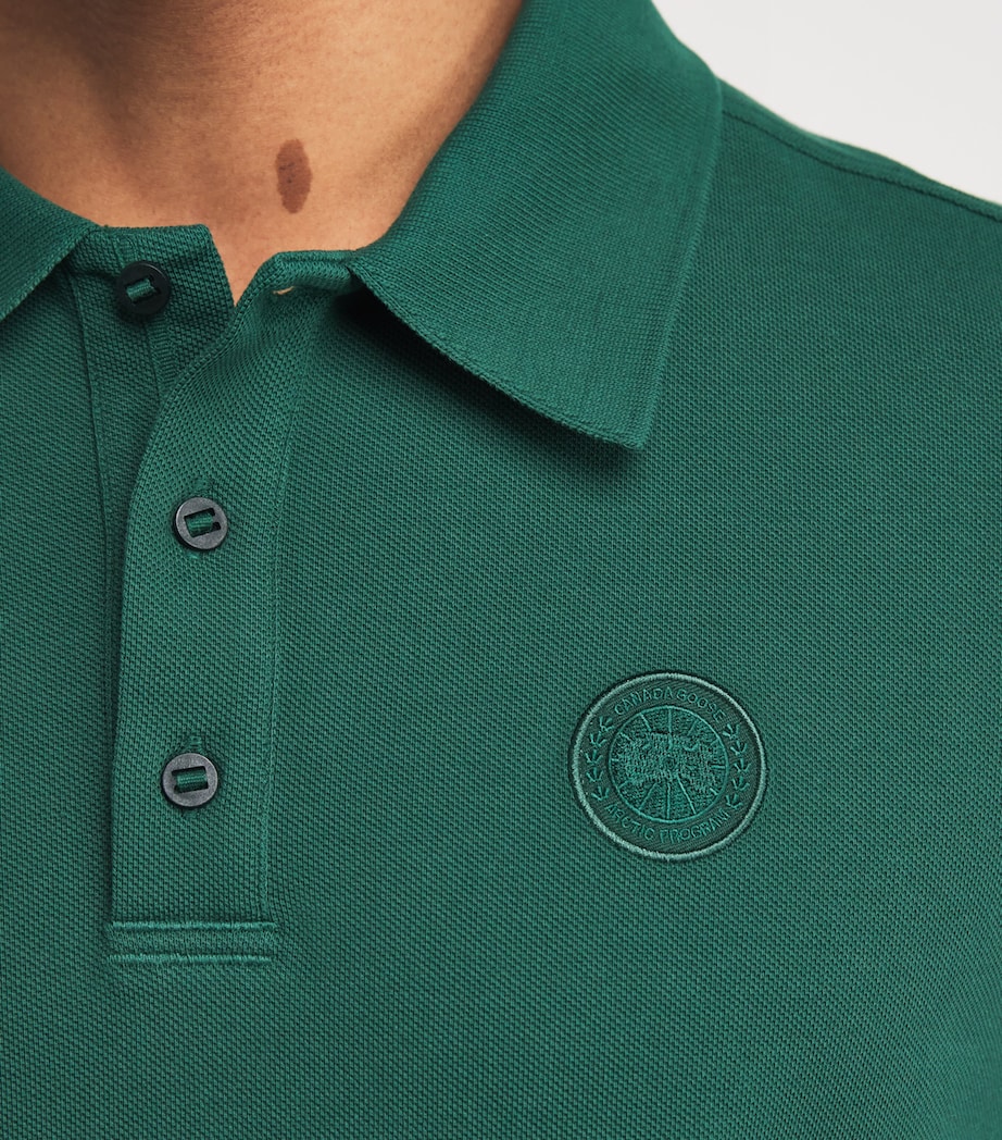 Cotton Beckley Polo Shirt GLADE GREEN 9848 Image 6