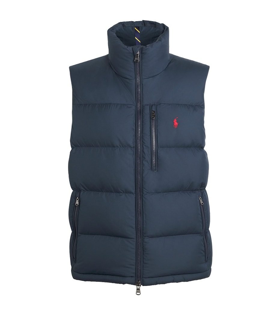 Down-Filled Gorham Gilet NAVY Image 1