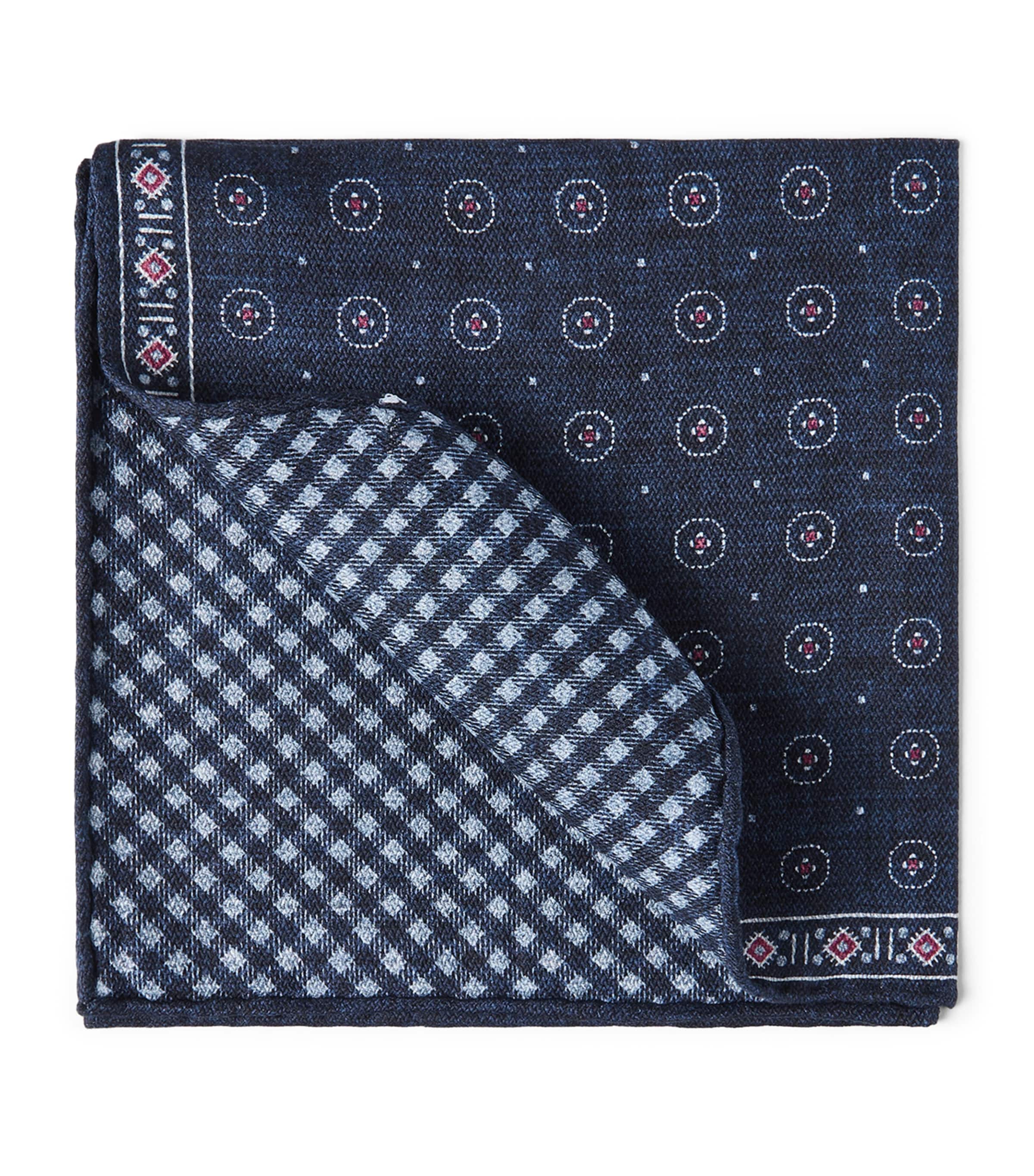 Silk Printed Pocket Square CPB69 Image 1