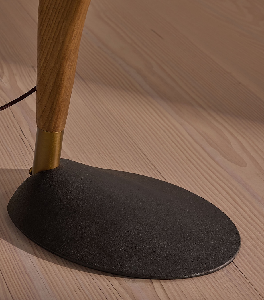 Soho Home Oak Wren Floor Lamp Wood Image 5