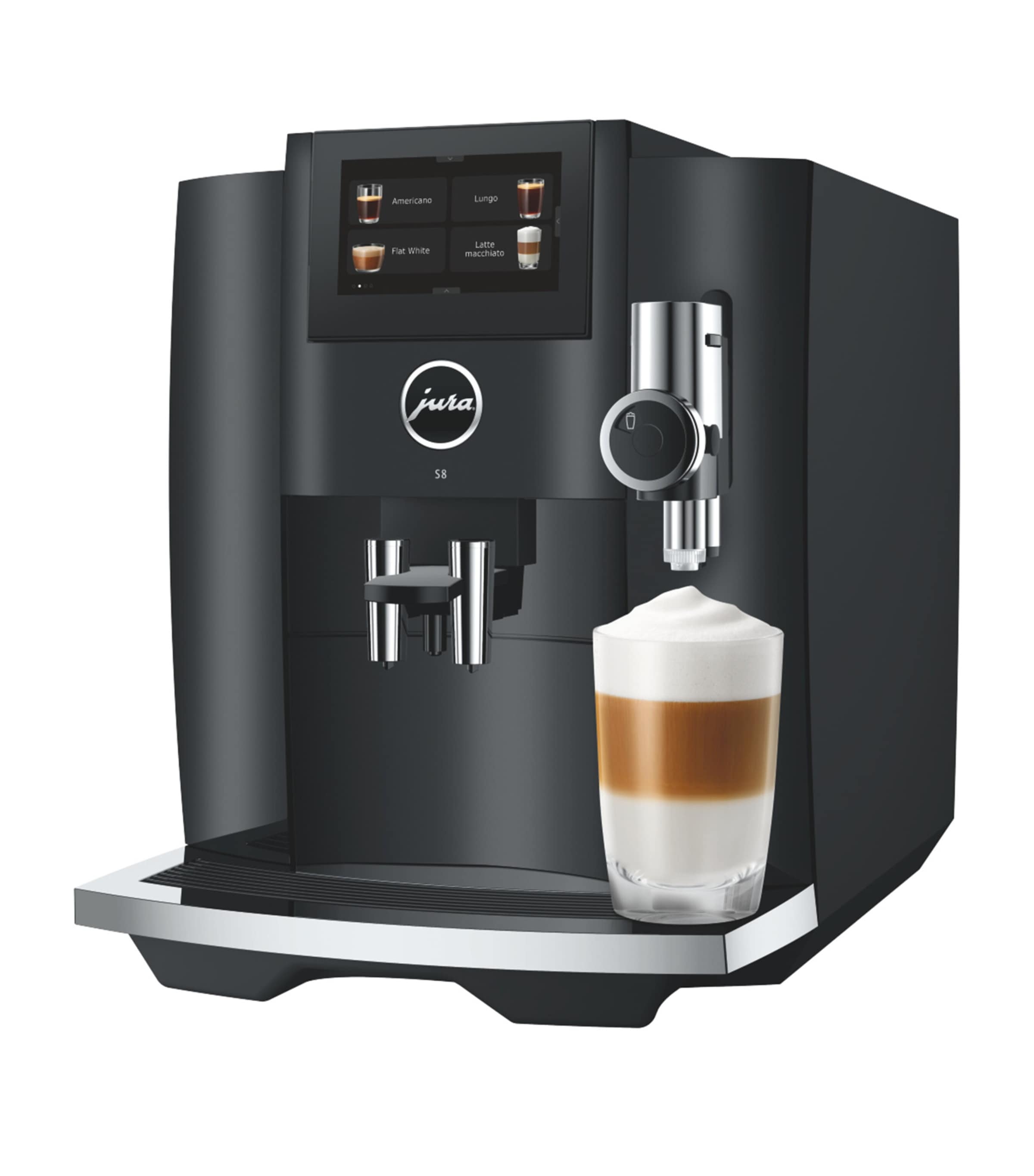 Jura S8 Coffee Machine Black Image 1
