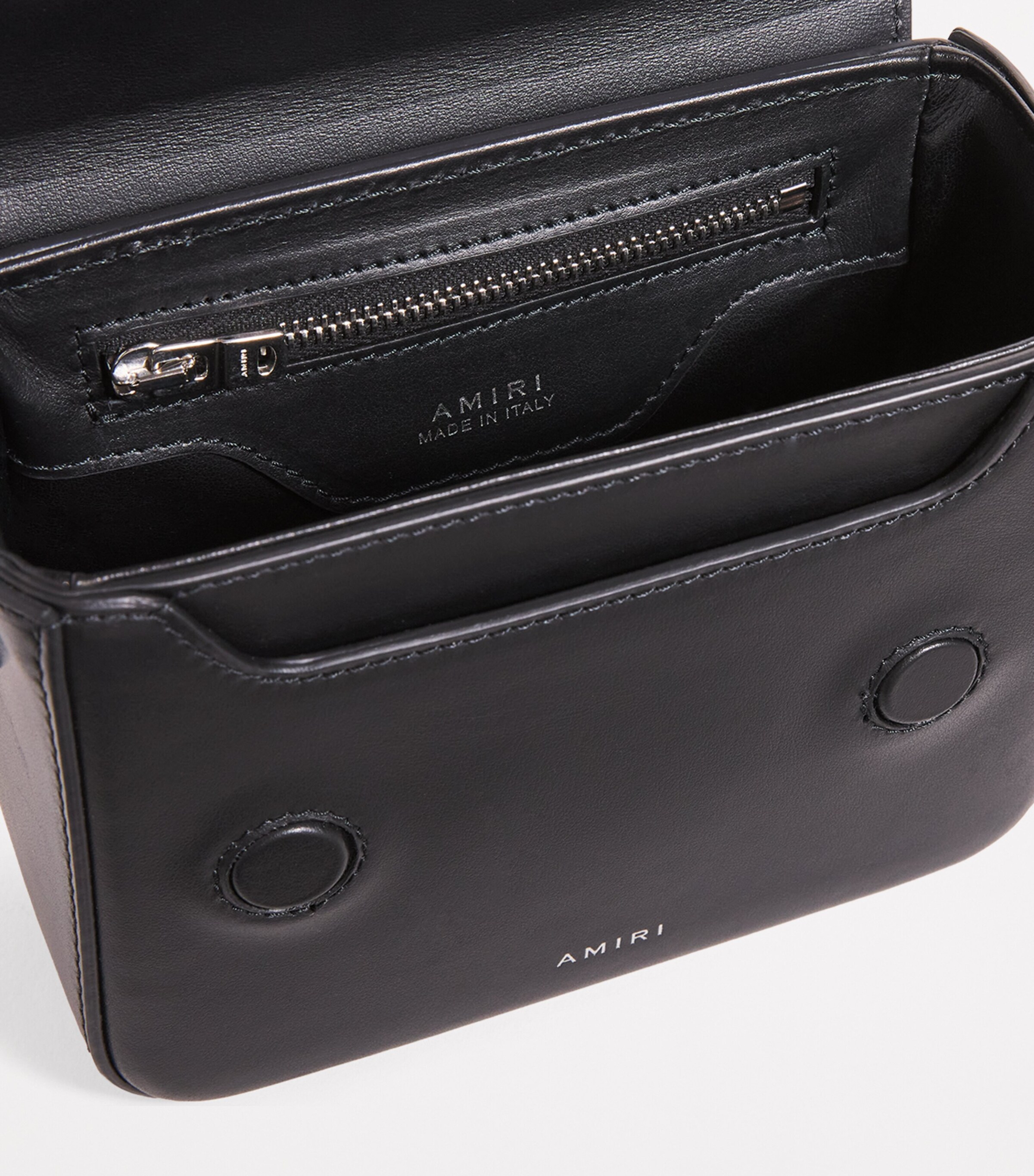 AMIRI Leather Micro MA Bag Black Image 4
