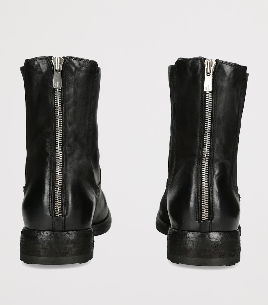 Officine Creative Leather Bulla Chelsea Boots Black Image 4