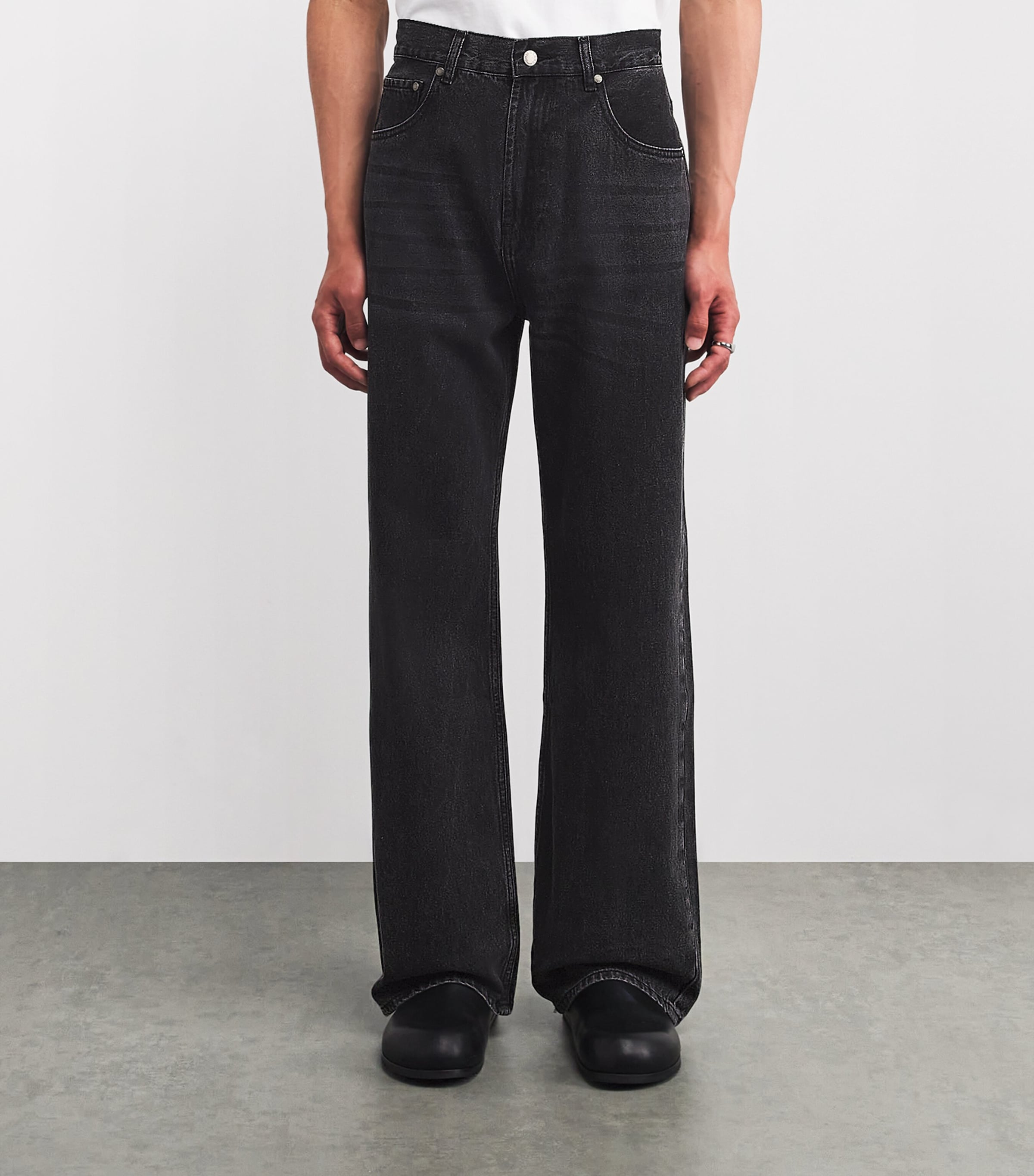 Bootcut Jeans FADED BLACK Image 3