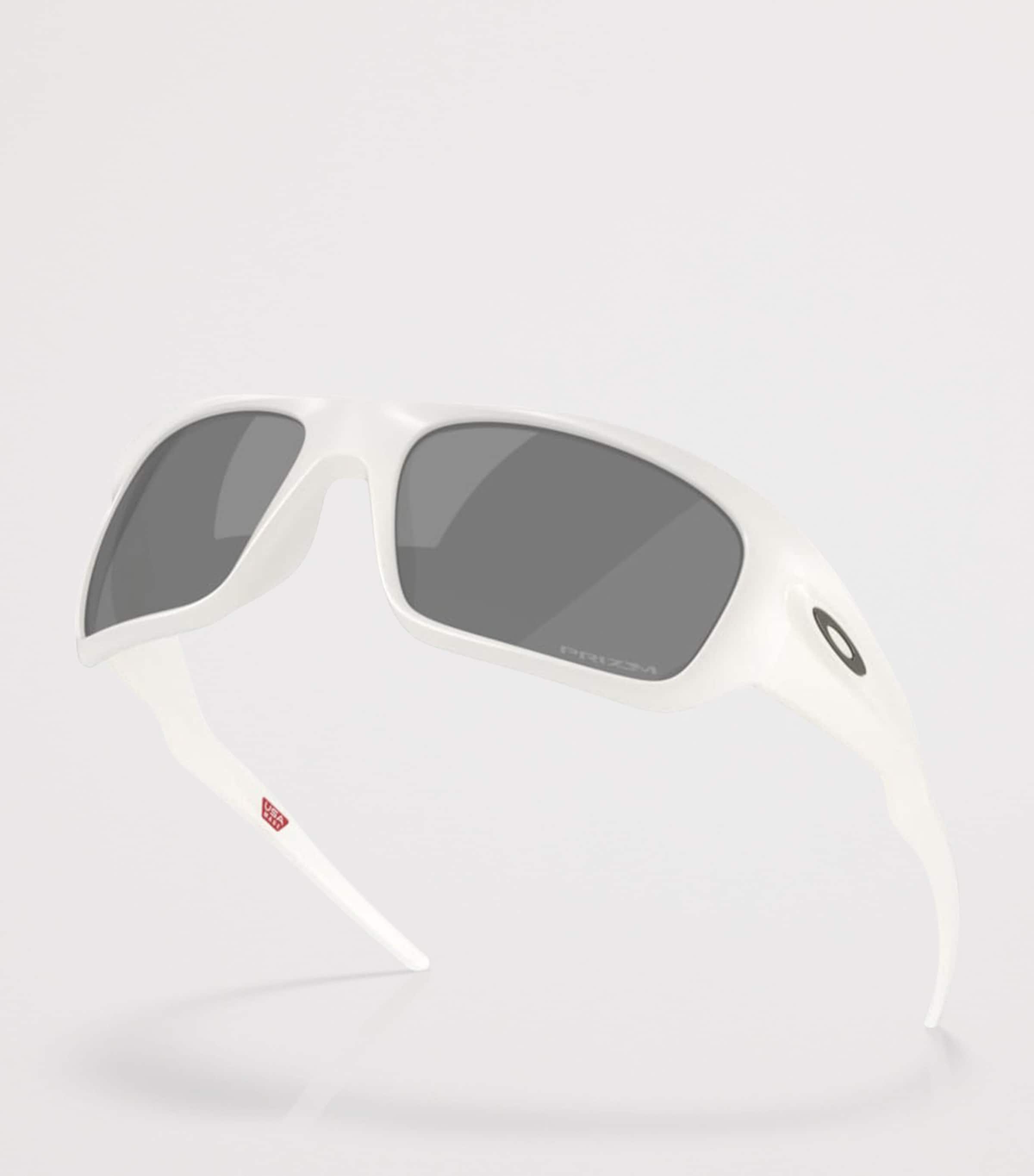 Oakley Masseter Rectangle Sunglasses White Image 5