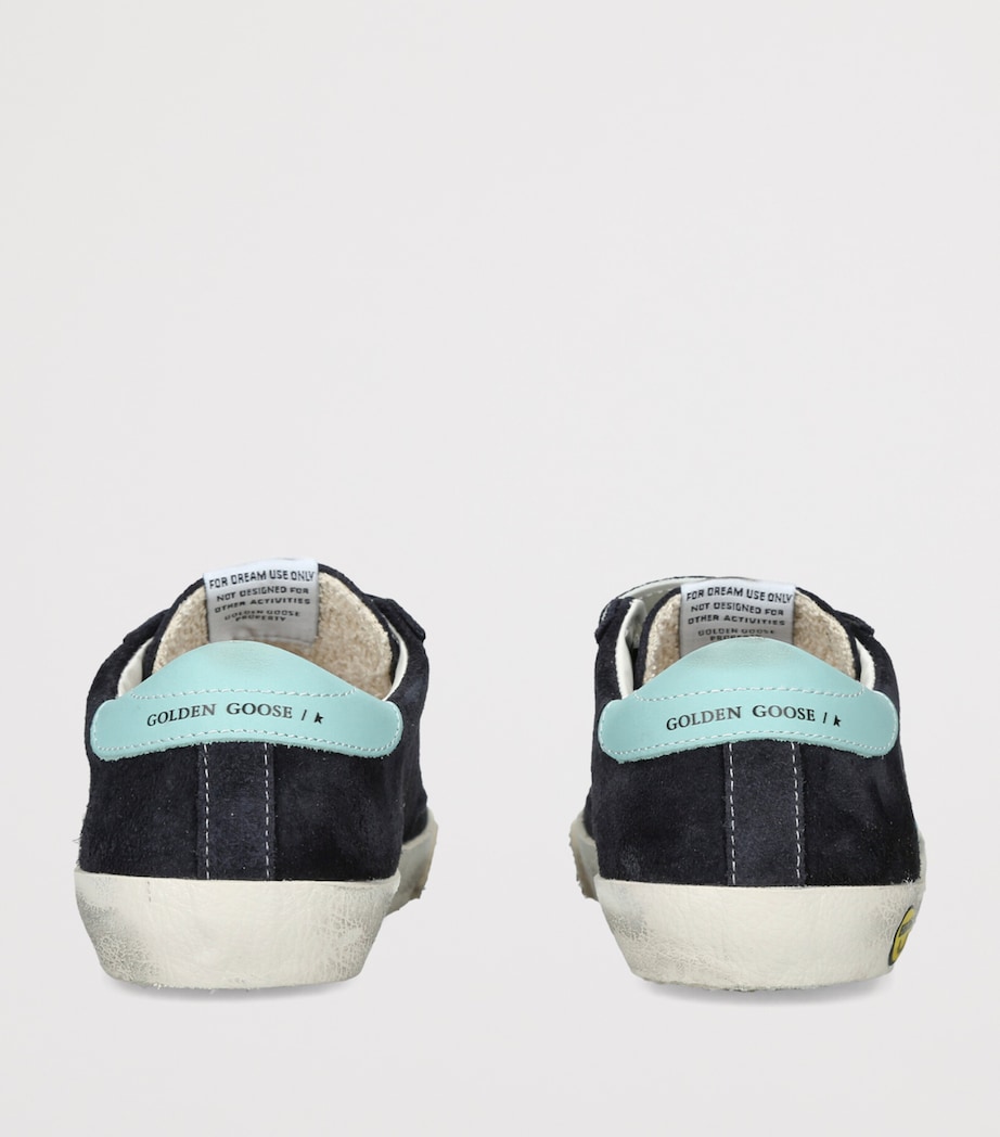 Golden Goose Suede Old School Sneakers Navy Image 4