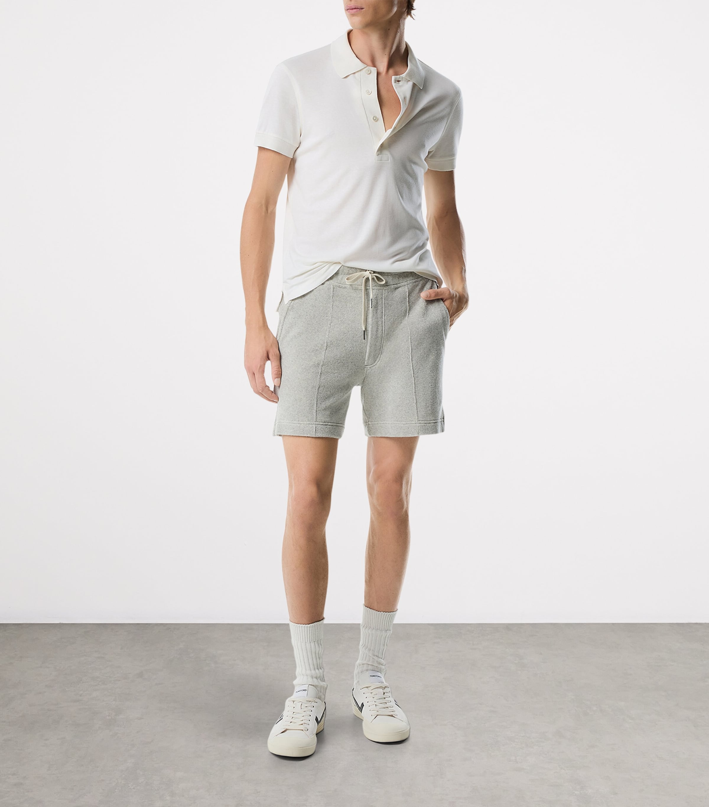 Cotton-Silk-Cashmere Polo Shirt AW003 Image 2