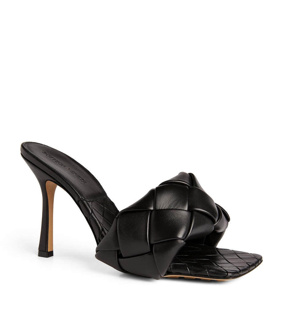 Quilted Leather Lido Mules 90 NERO/NERO Image 5