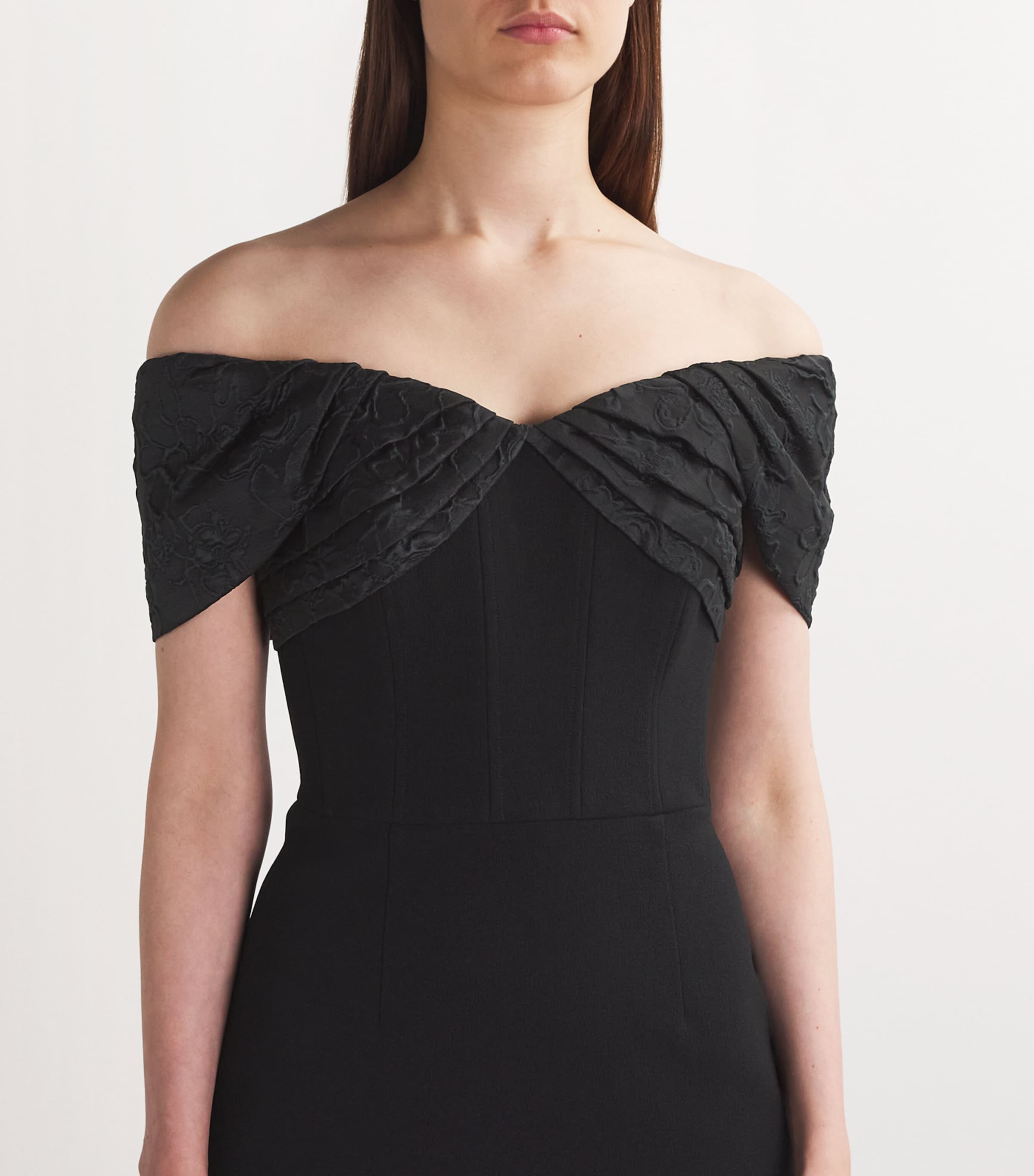 Rebecca Vallance Athena Off-The-Shoulder Gown | Harrods UK