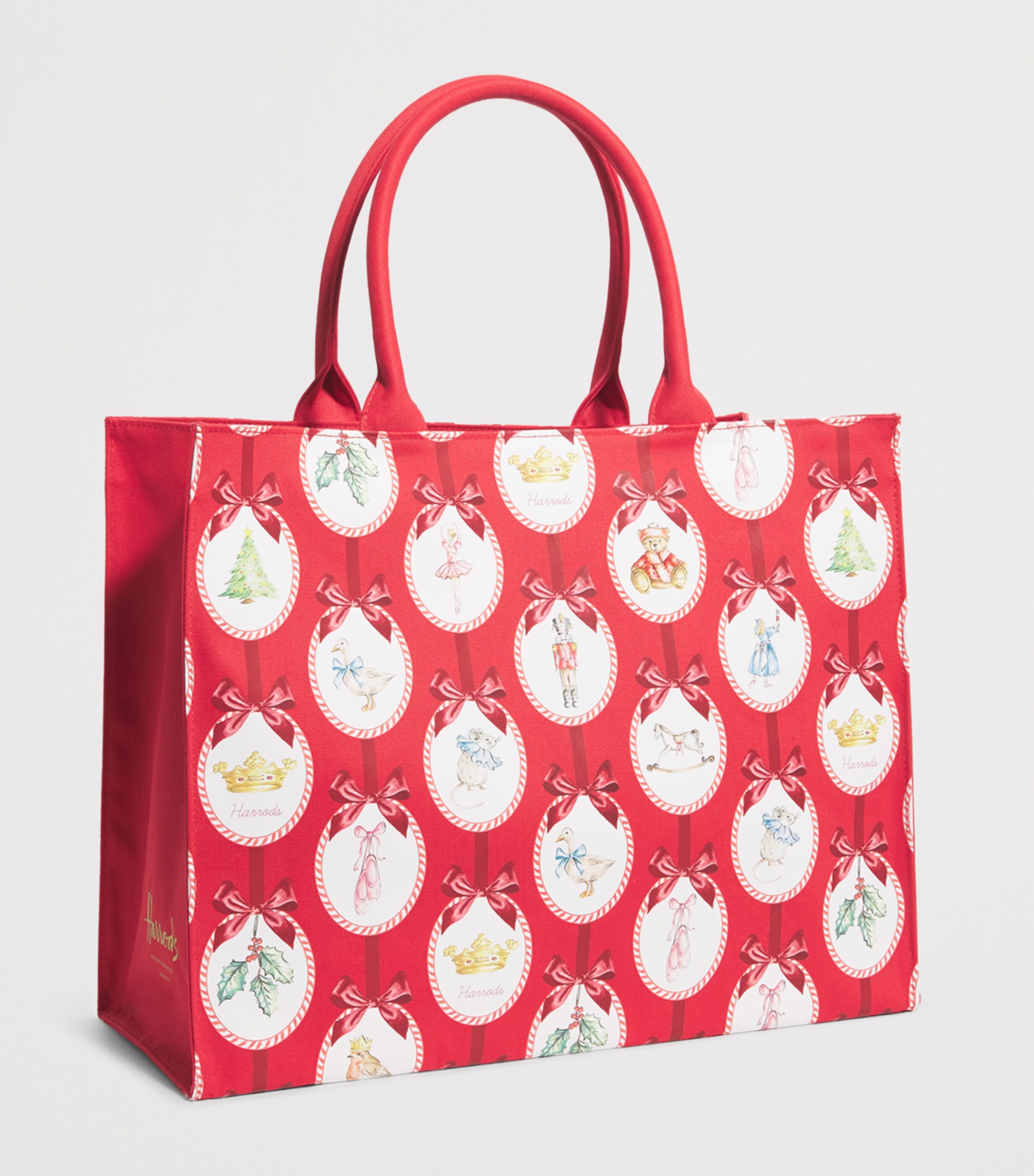 Harrods Christmas Nutcracker Shopper Bag Neutral Image 2