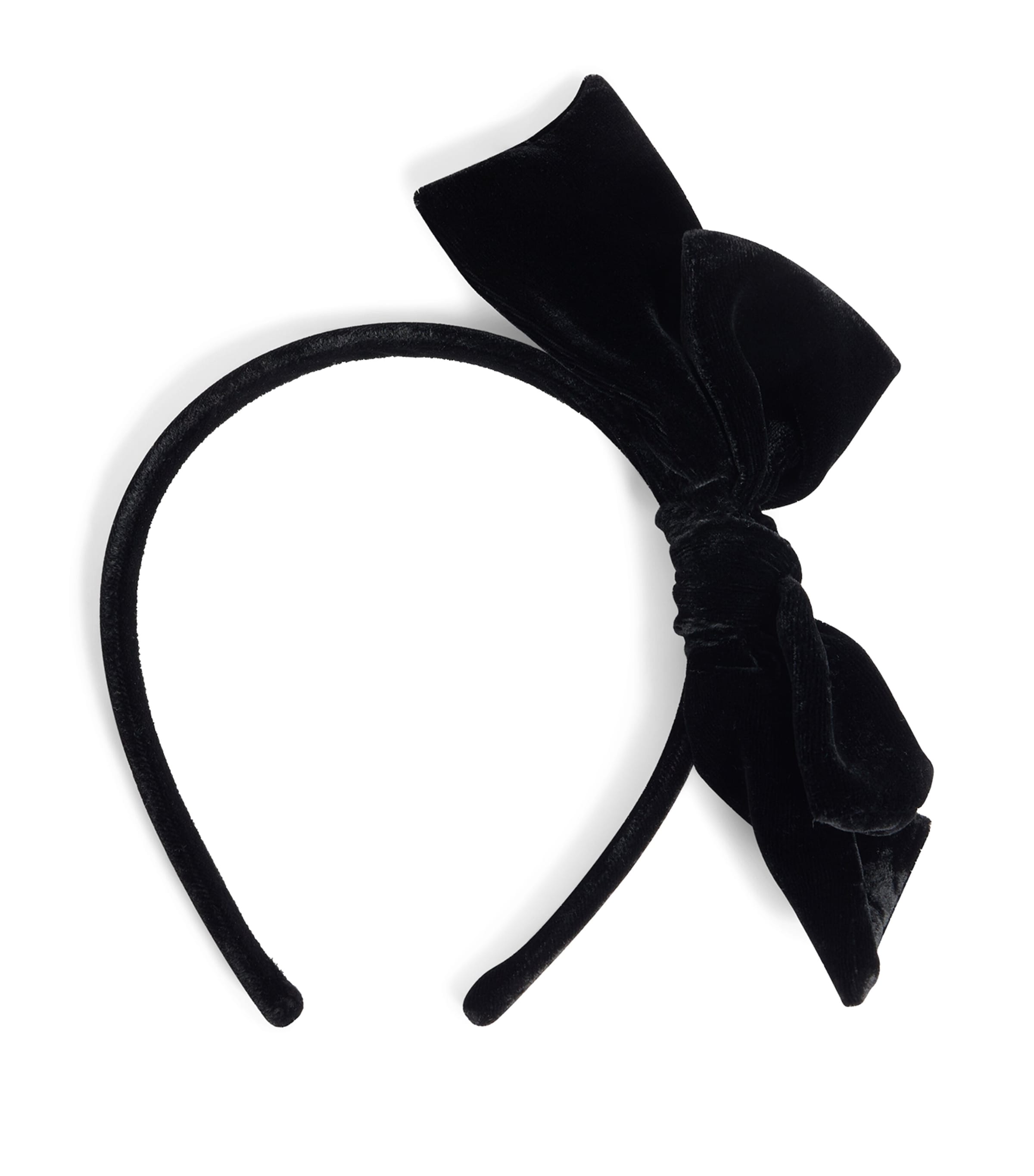 Velvet Embellished Headband NOIR Image 1