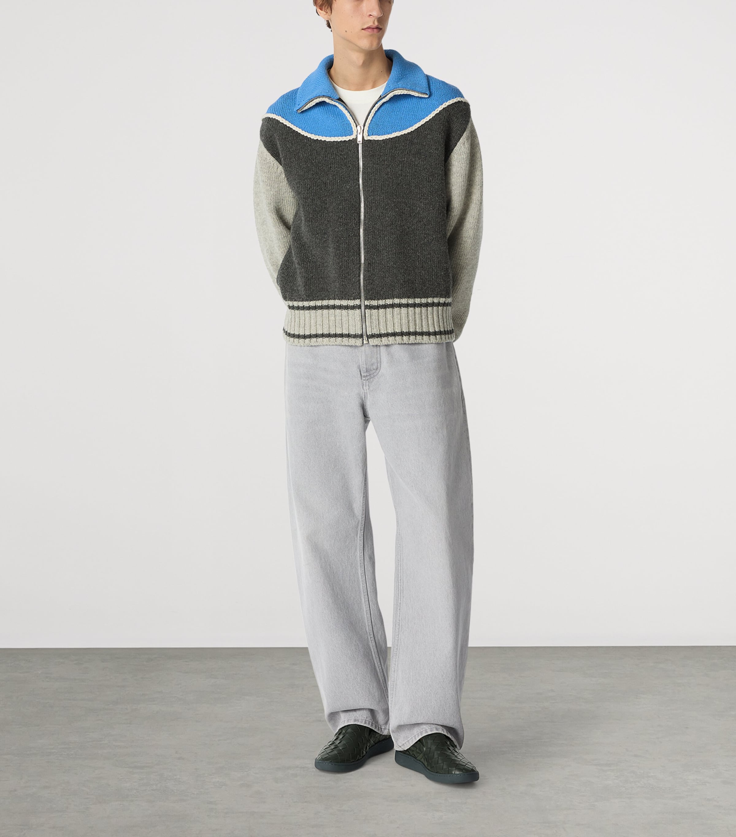 Leather Intrecciato Loafers 3264 Image 2